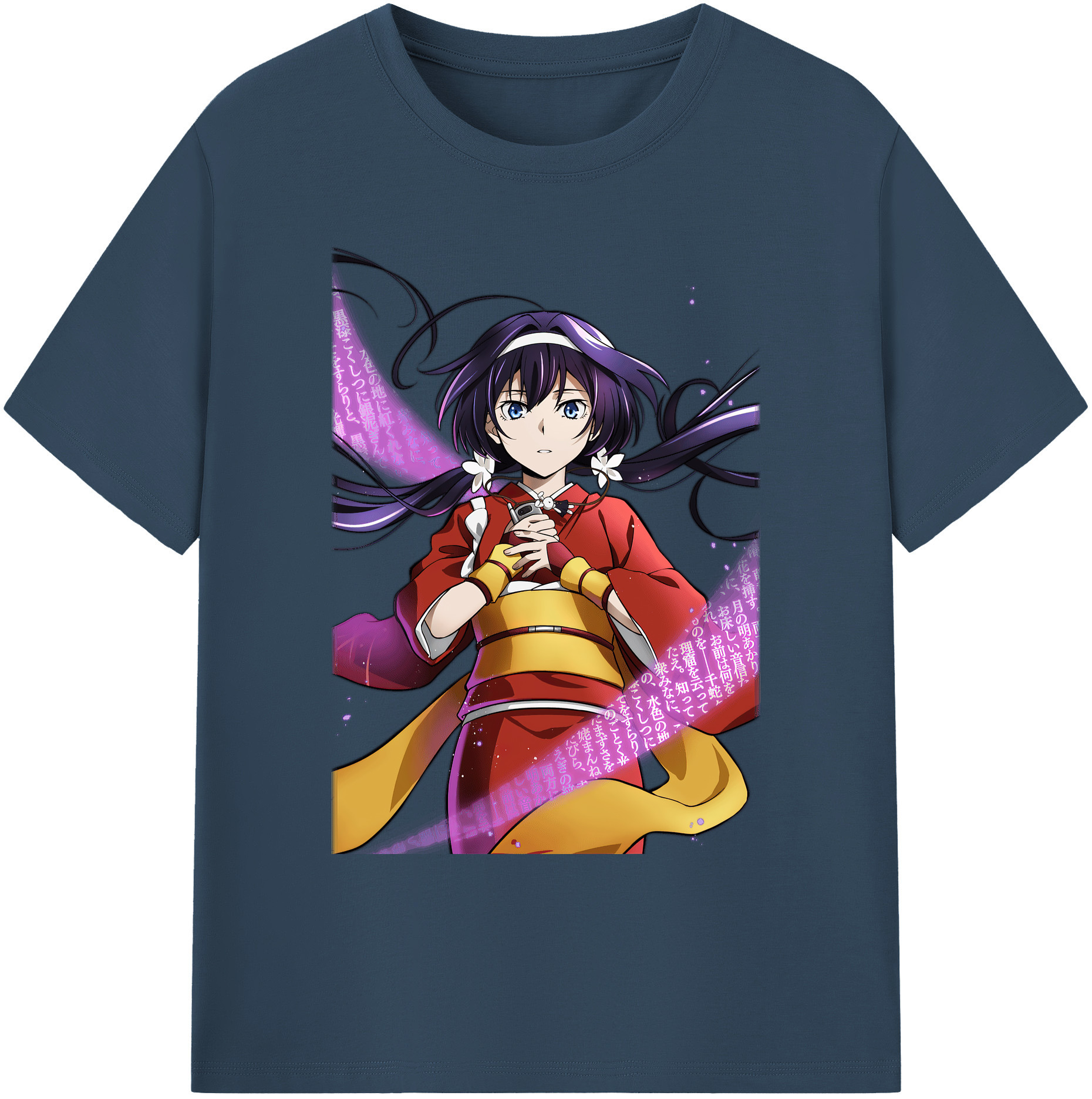 （画像用） 文豪ストレイドッグス Bungo Stray Dogs 綿100％ メンズ半袖Tシャツ｜肌触りやわらか＆通気性