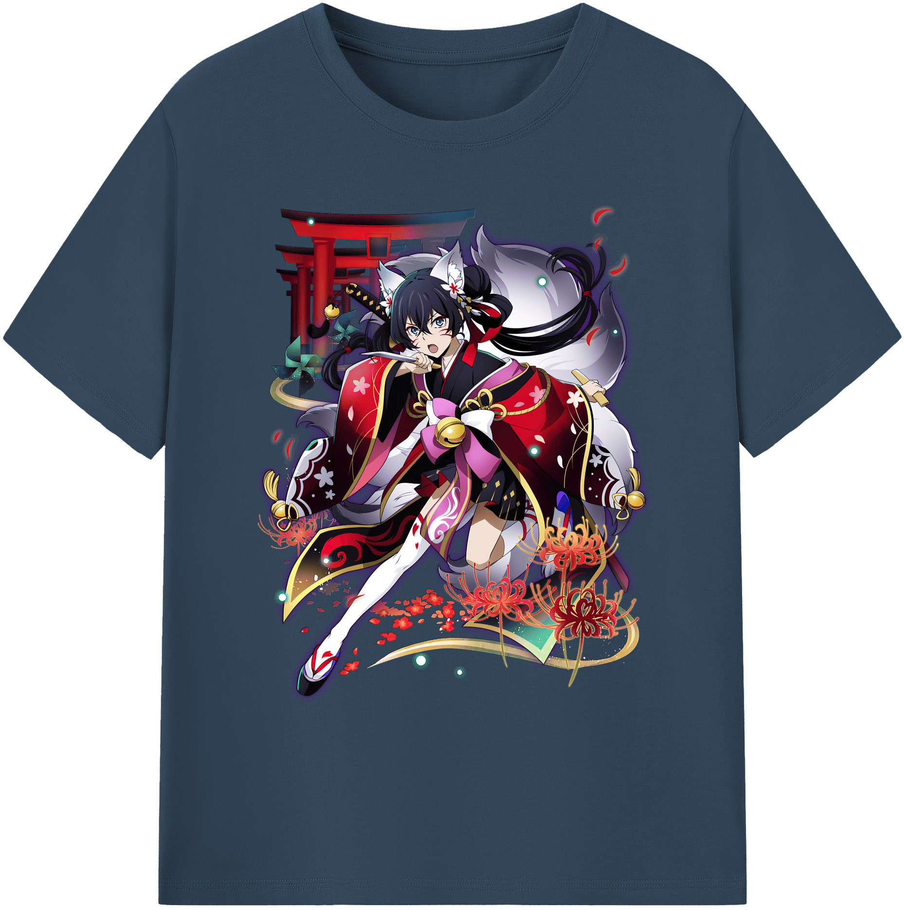 （画像用） 文豪ストレイドッグス Bungo Stray Dogs 綿100％ メンズ半袖Tシャツ｜肌触りやわらか＆通気性