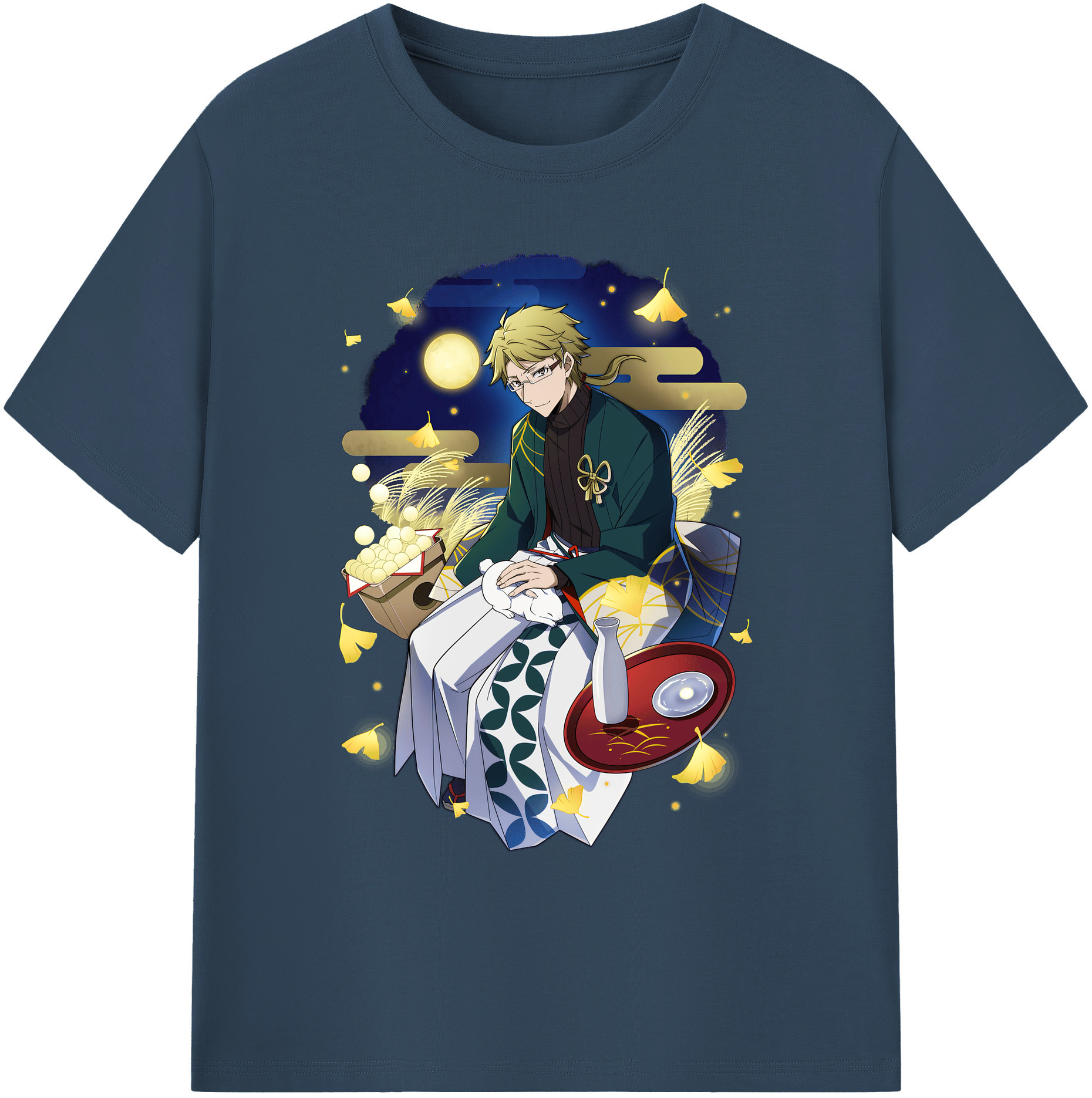 （画像用） 文豪ストレイドッグス Bungo Stray Dogs 綿100％ メンズ半袖Tシャツ｜肌触りやわらか＆通気性