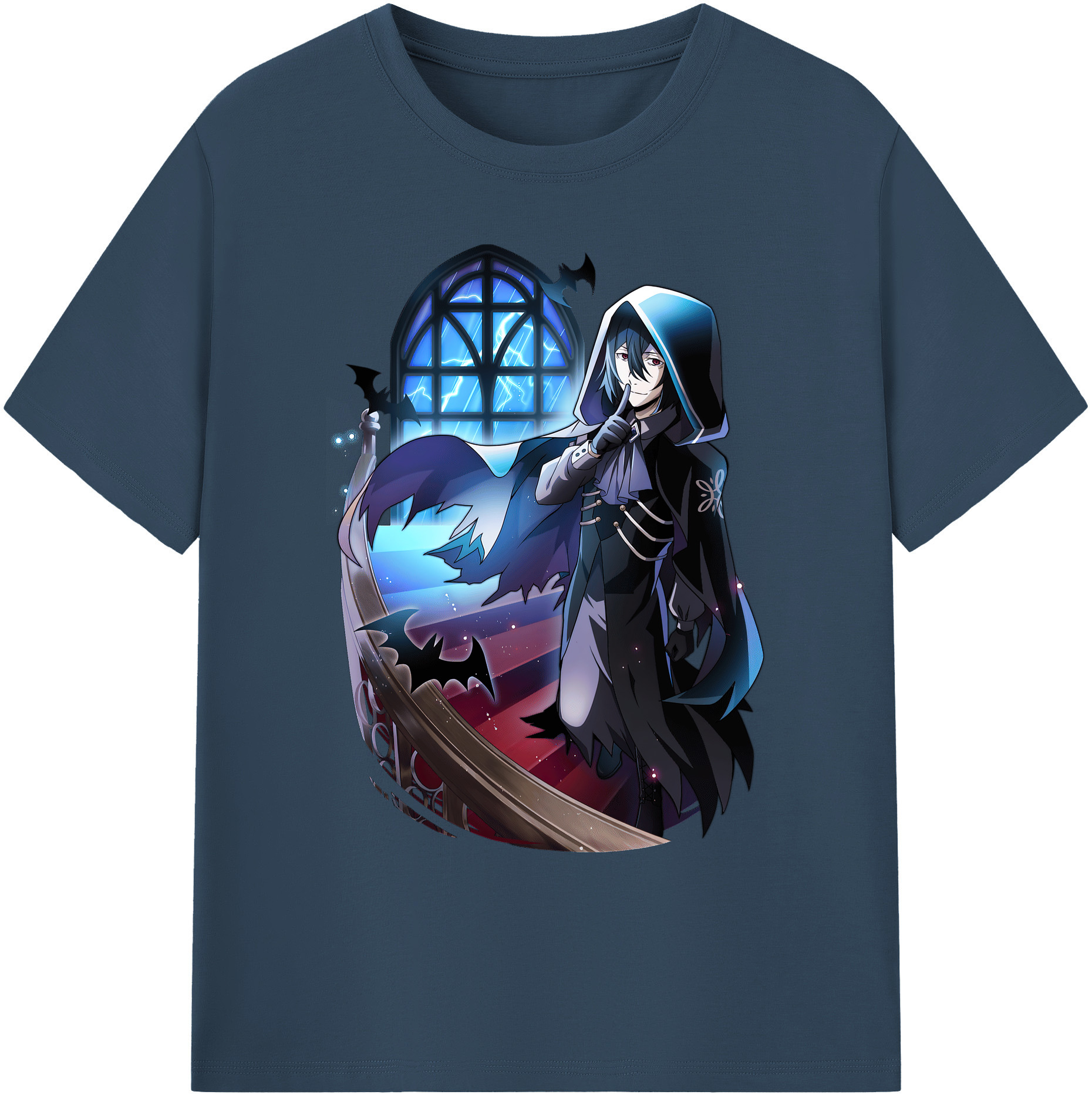 （画像用） 文豪ストレイドッグス Bungo Stray Dogs 綿100％ メンズ半袖Tシャツ｜肌触りやわらか＆通気性