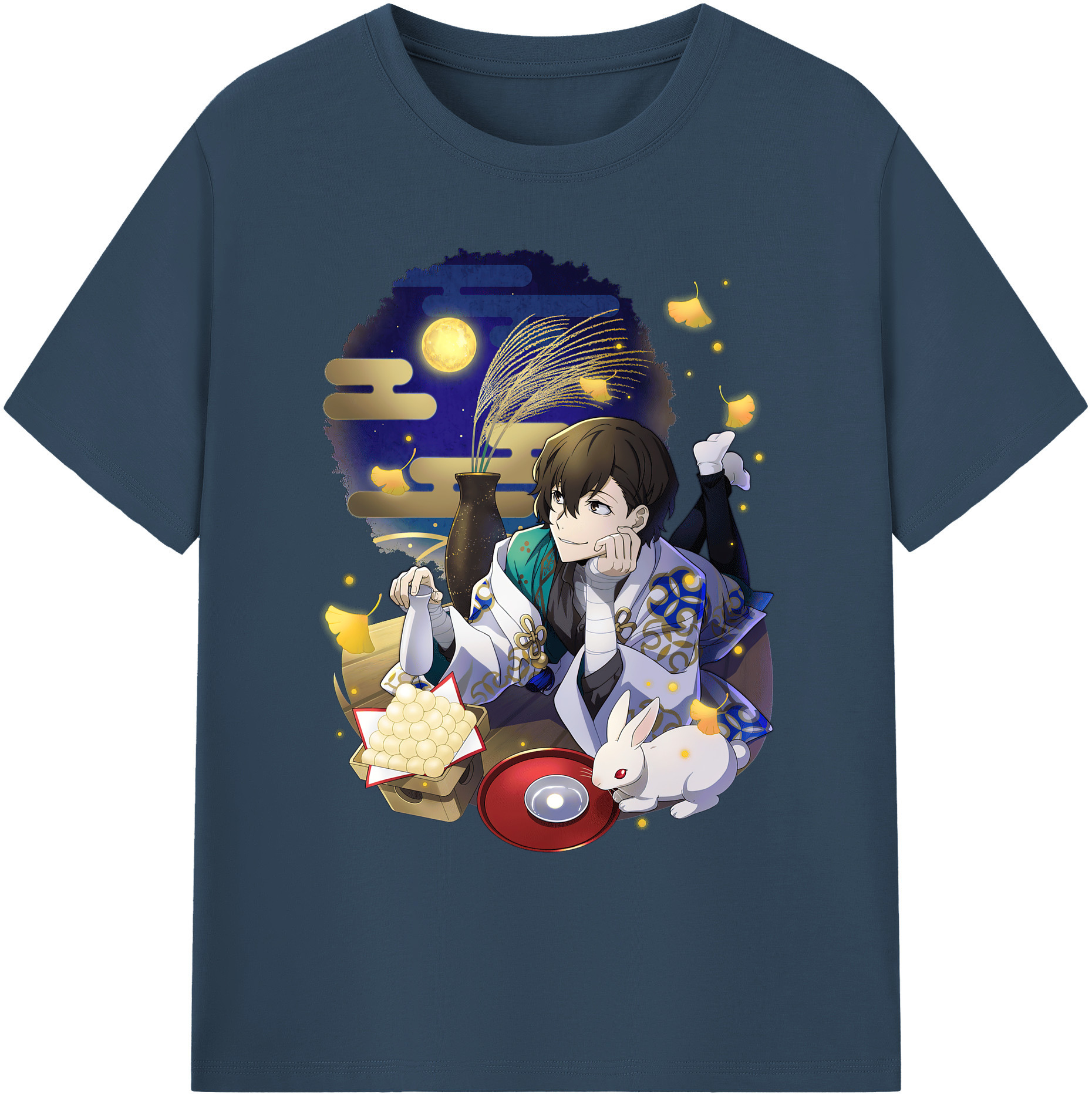 （画像用） 文豪ストレイドッグス Bungo Stray Dogs 綿100％ メンズ半袖Tシャツ｜肌触りやわらか＆通気性
