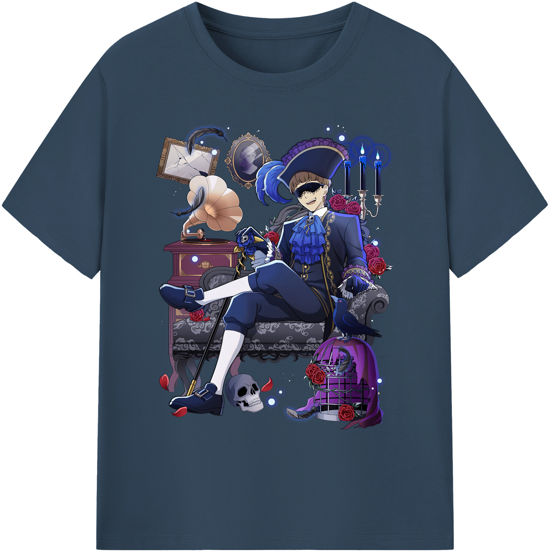 （画像用） 文豪ストレイドッグス Bungo Stray Dogs 綿100％ メンズ半袖Tシャツ｜肌触りやわらか＆通気性