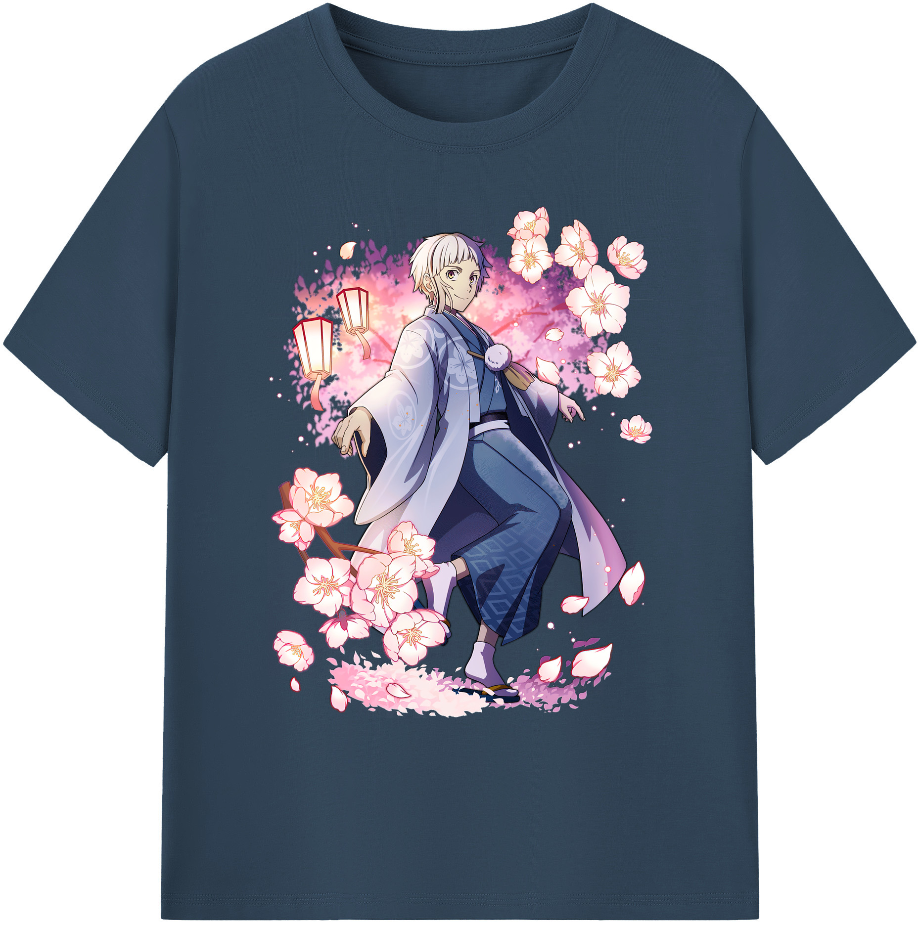 （画像用） 文豪ストレイドッグス Bungo Stray Dogs 綿100％ メンズ半袖Tシャツ｜肌触りやわらか＆通気性