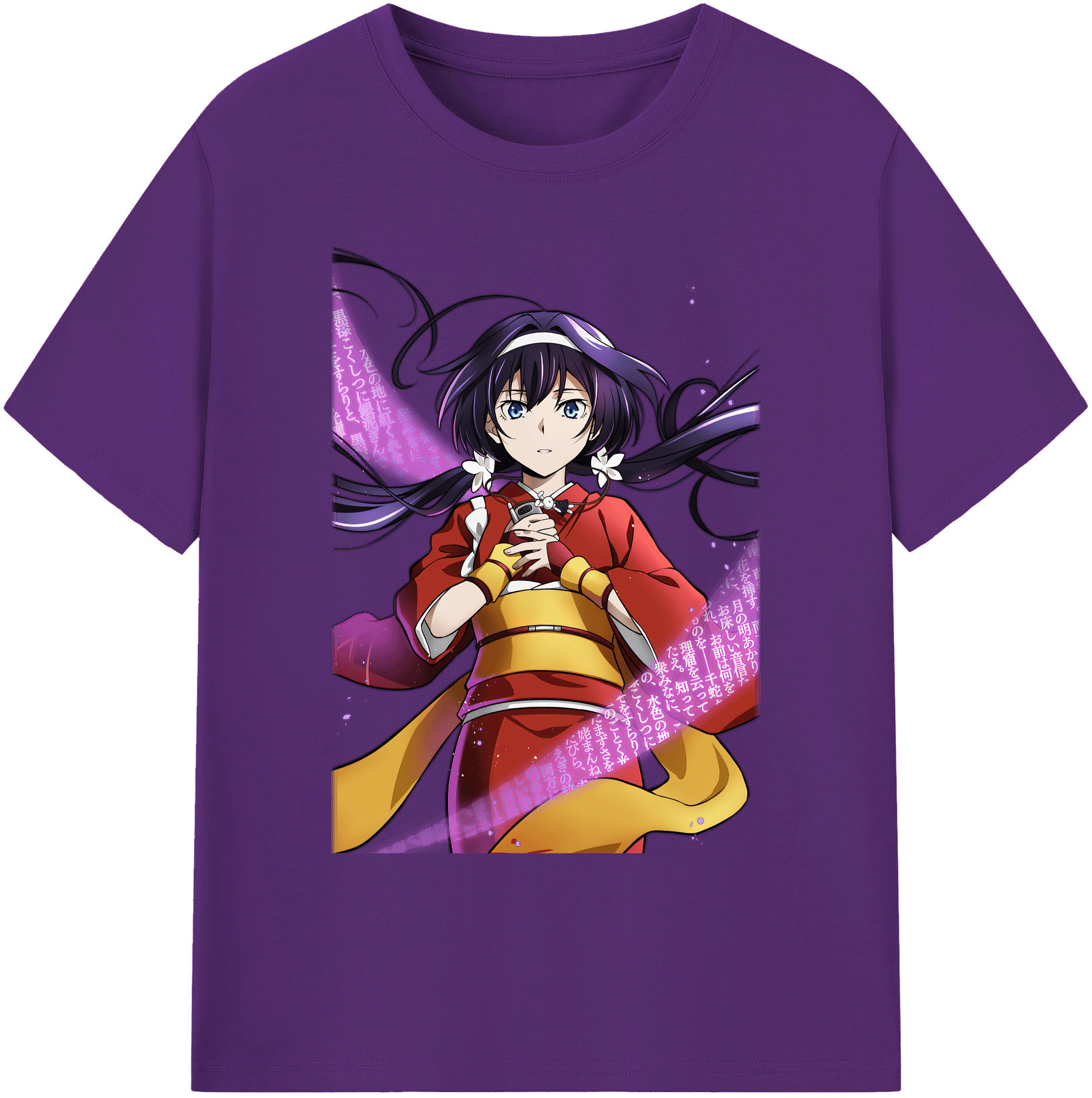 （画像用） 文豪ストレイドッグス Bungo Stray Dogs 綿100％ メンズ半袖Tシャツ｜肌触りやわらか＆通気性