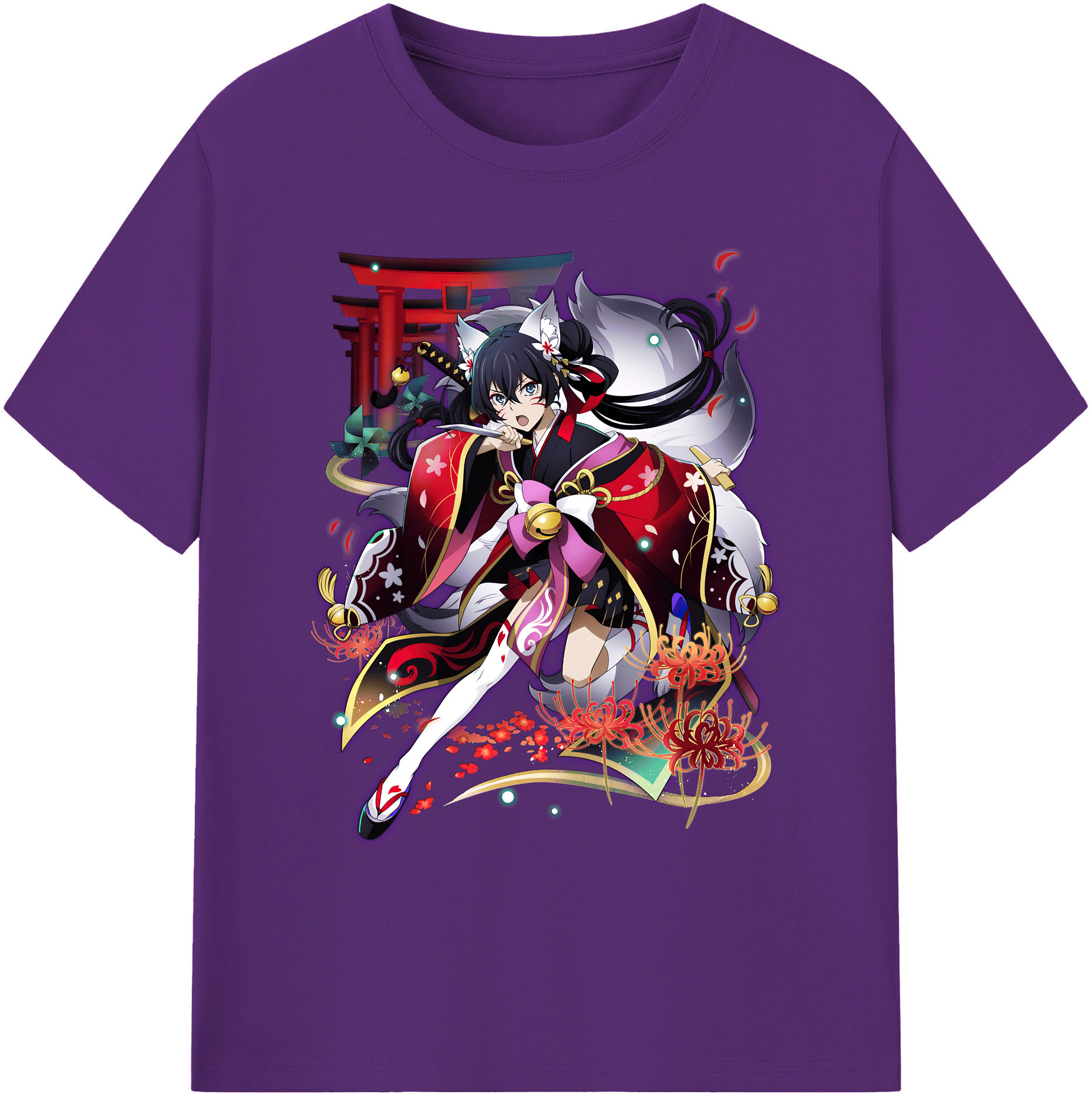 （画像用） 文豪ストレイドッグス Bungo Stray Dogs 綿100％ メンズ半袖Tシャツ｜肌触りやわらか＆通気性