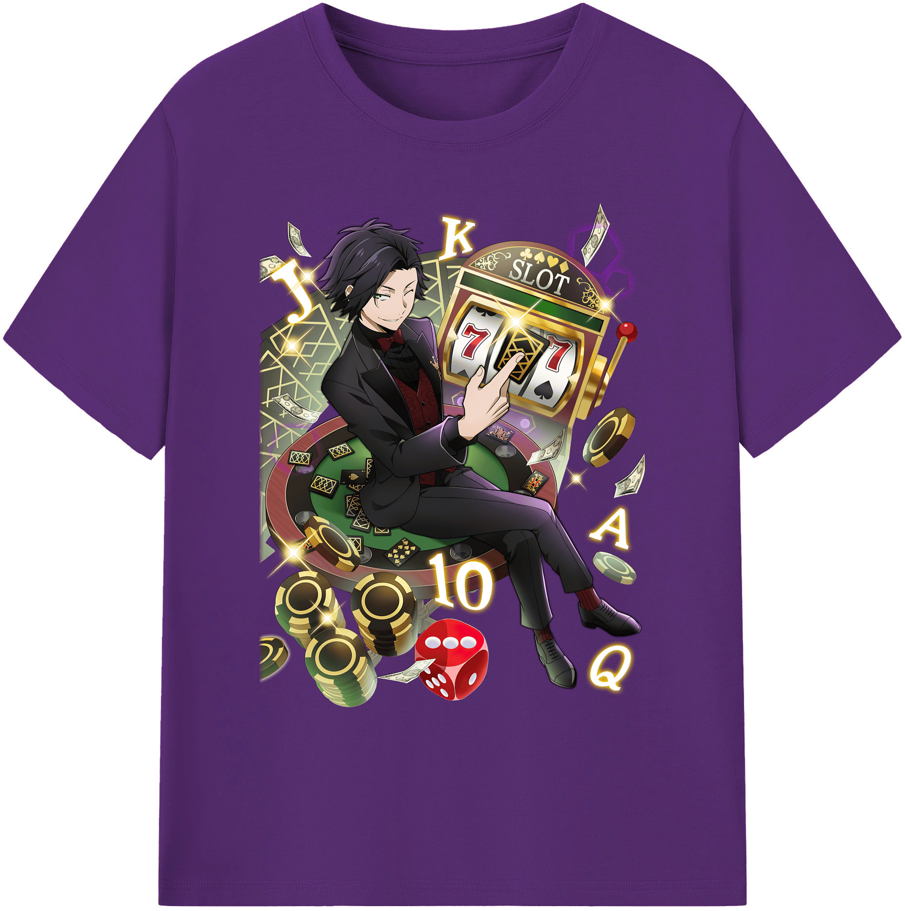 （画像用） 文豪ストレイドッグス Bungo Stray Dogs 綿100％ メンズ半袖Tシャツ｜肌触りやわらか＆通気性