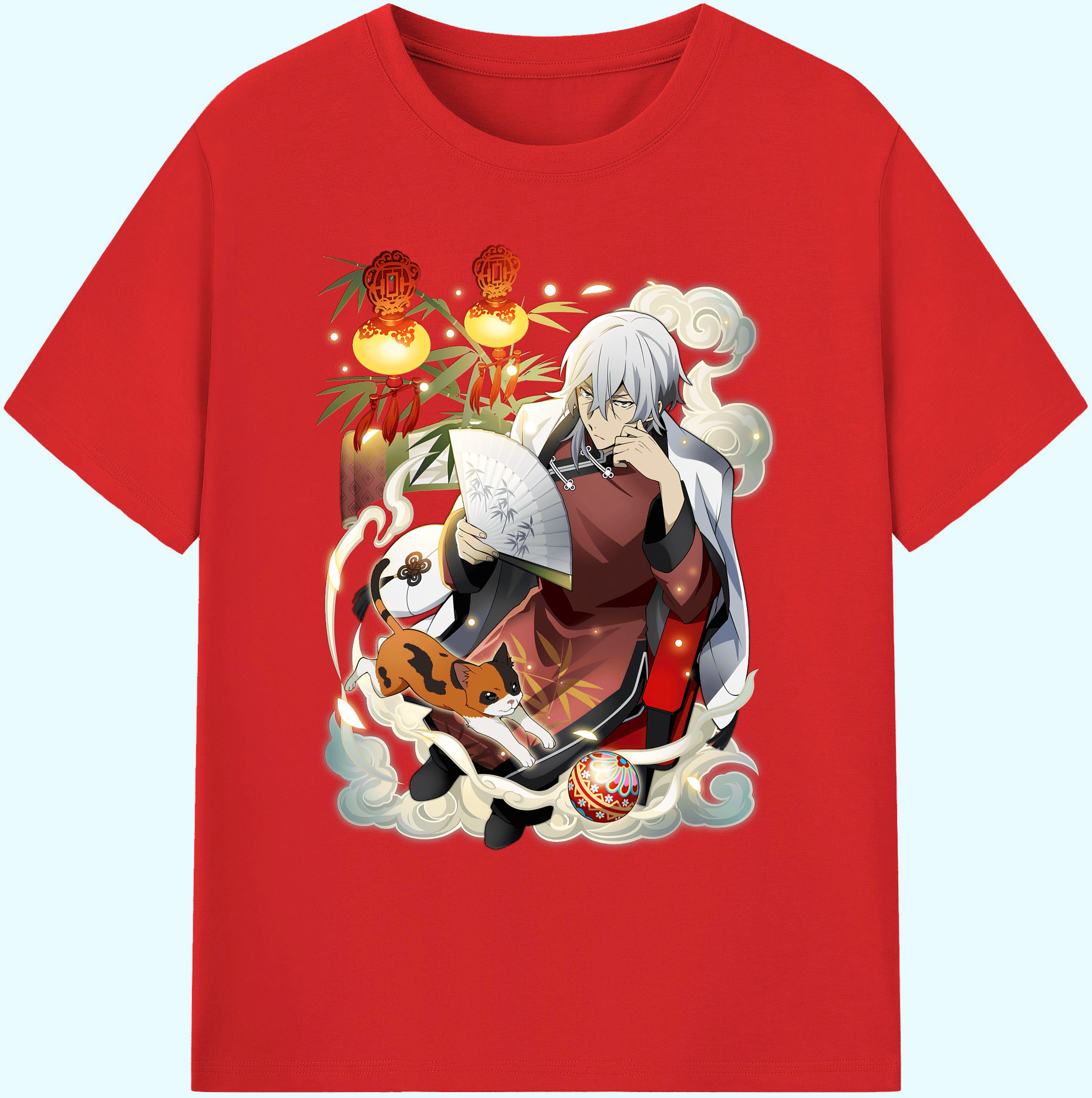 （画像用） 文豪ストレイドッグス Bungo Stray Dogs 綿100％ メンズ半袖Tシャツ｜肌触りやわらか＆通気性