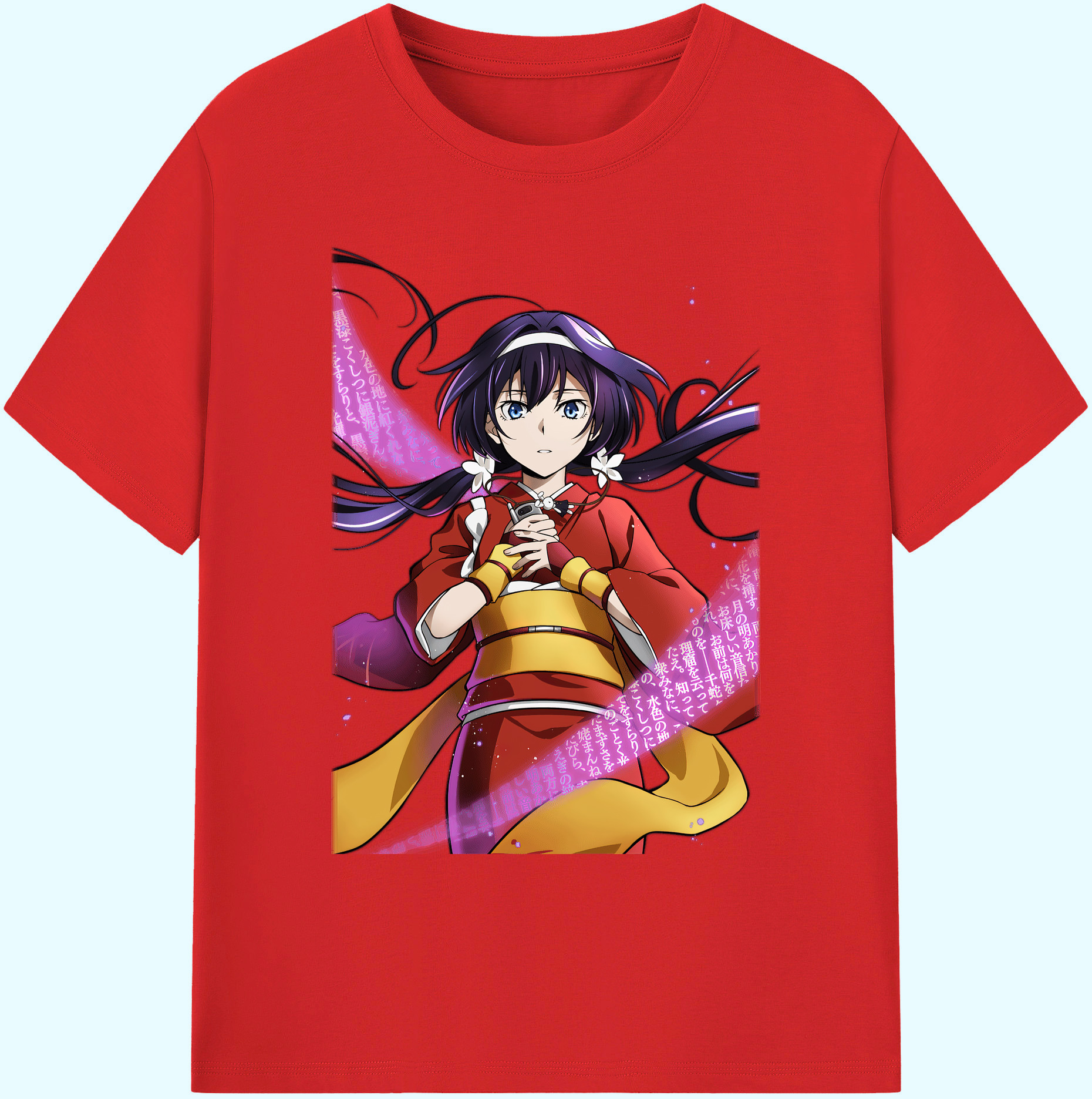 （画像用） 文豪ストレイドッグス Bungo Stray Dogs 綿100％ メンズ半袖Tシャツ｜肌触りやわらか＆通気性