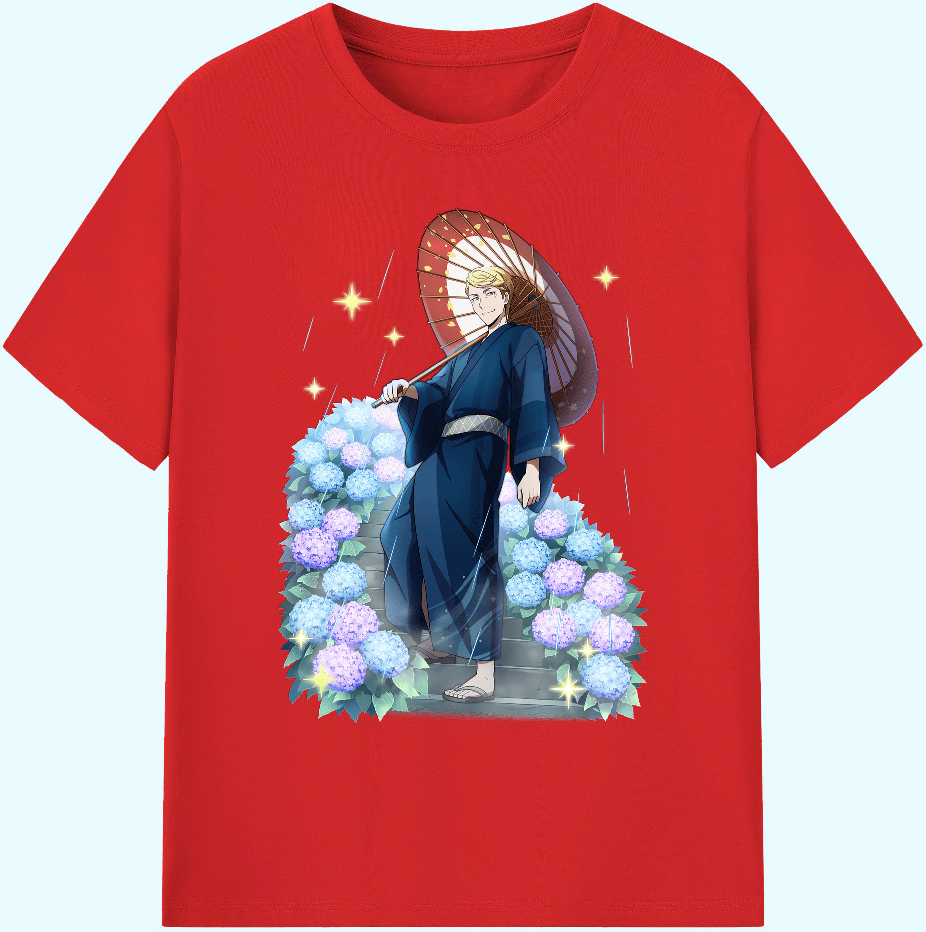 （画像用） 文豪ストレイドッグス Bungo Stray Dogs 綿100％ メンズ半袖Tシャツ｜肌触りやわらか＆通気性