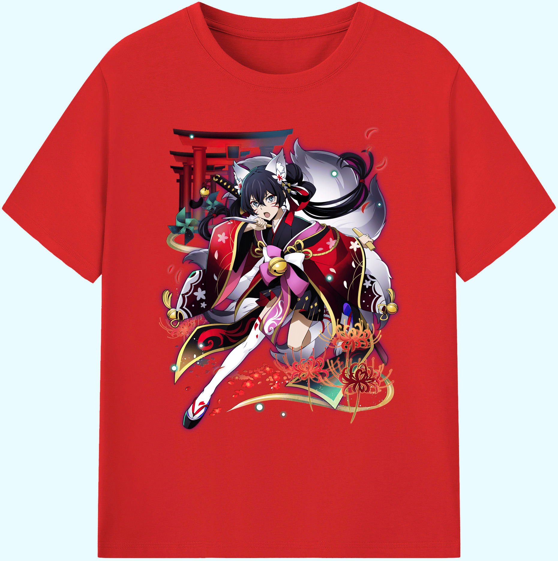 （画像用） 文豪ストレイドッグス Bungo Stray Dogs 綿100％ メンズ半袖Tシャツ｜肌触りやわらか＆通気性