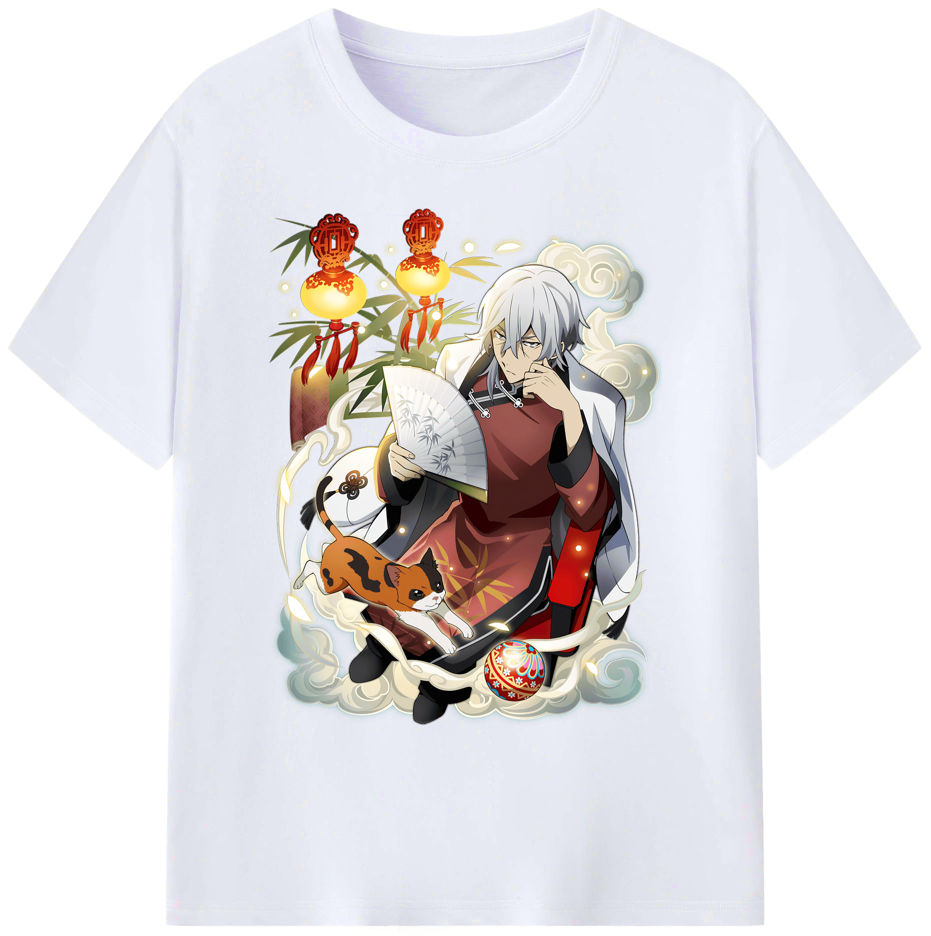 （画像用） 文豪ストレイドッグス Bungo Stray Dogs 綿100％ メンズ半袖Tシャツ｜肌触りやわらか＆通気性