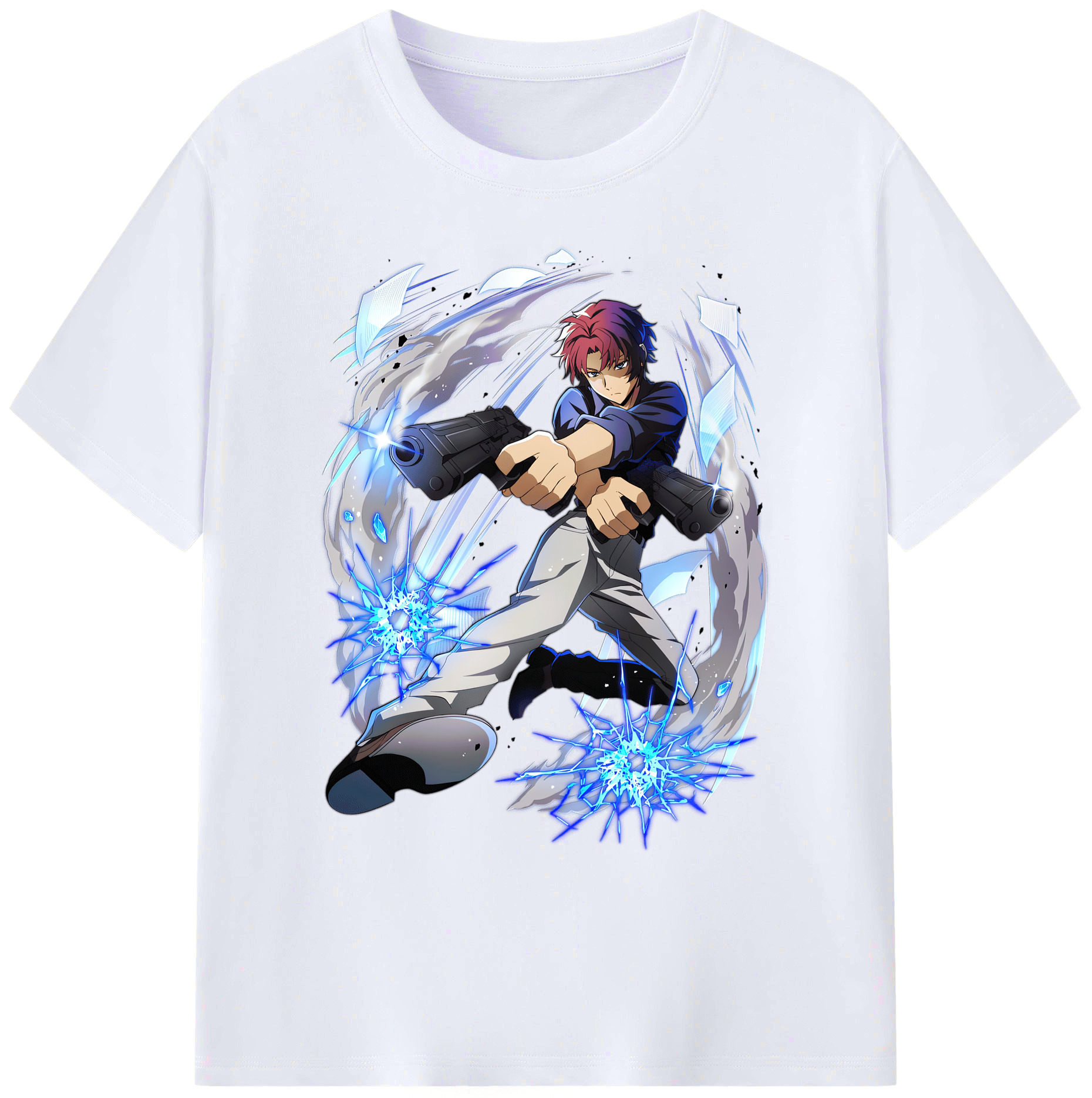 （画像用） 文豪ストレイドッグス Bungo Stray Dogs 綿100％ メンズ半袖Tシャツ｜肌触りやわらか＆通気性