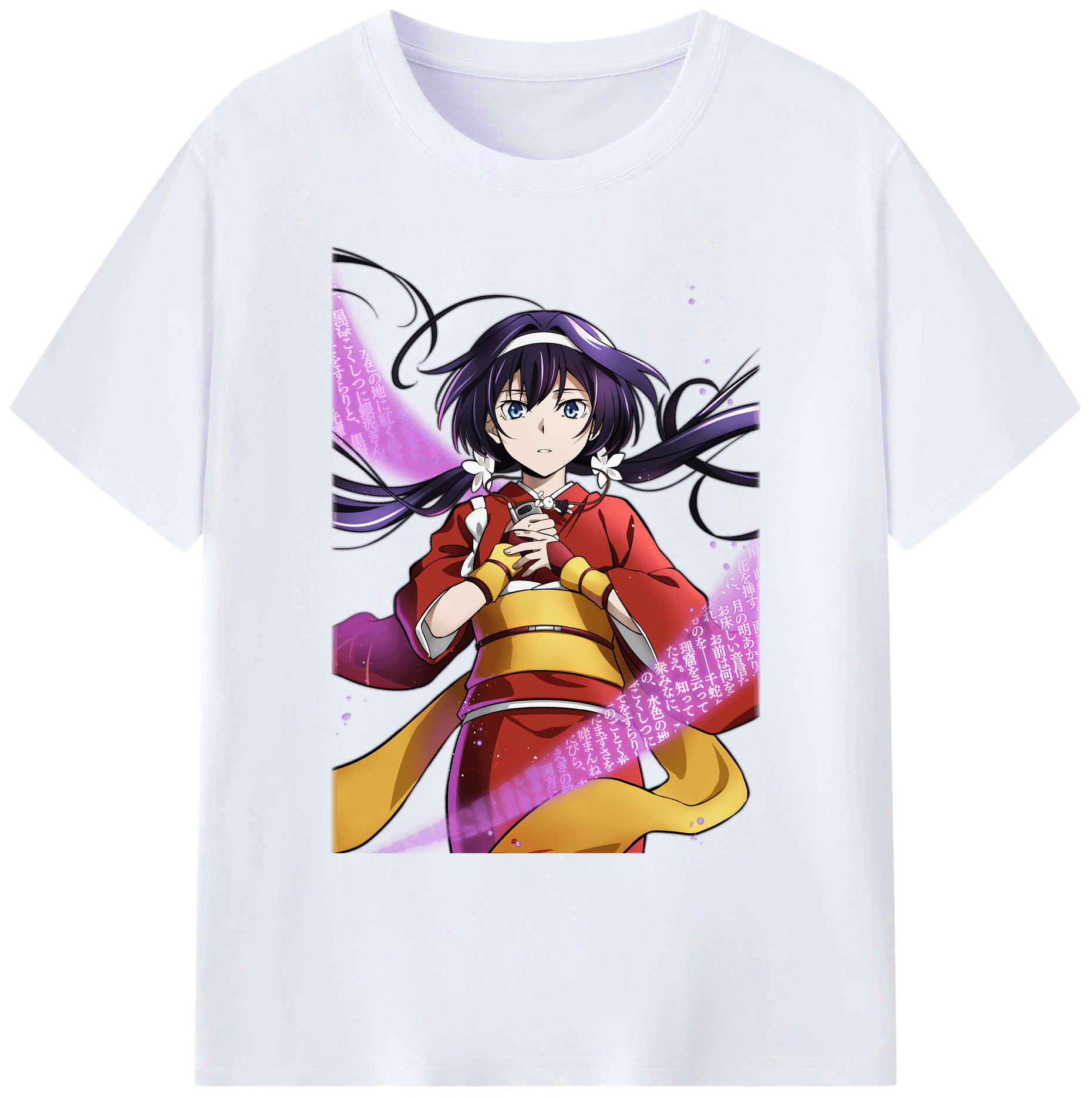 （画像用） 文豪ストレイドッグス Bungo Stray Dogs 綿100％ メンズ半袖Tシャツ｜肌触りやわらか＆通気性