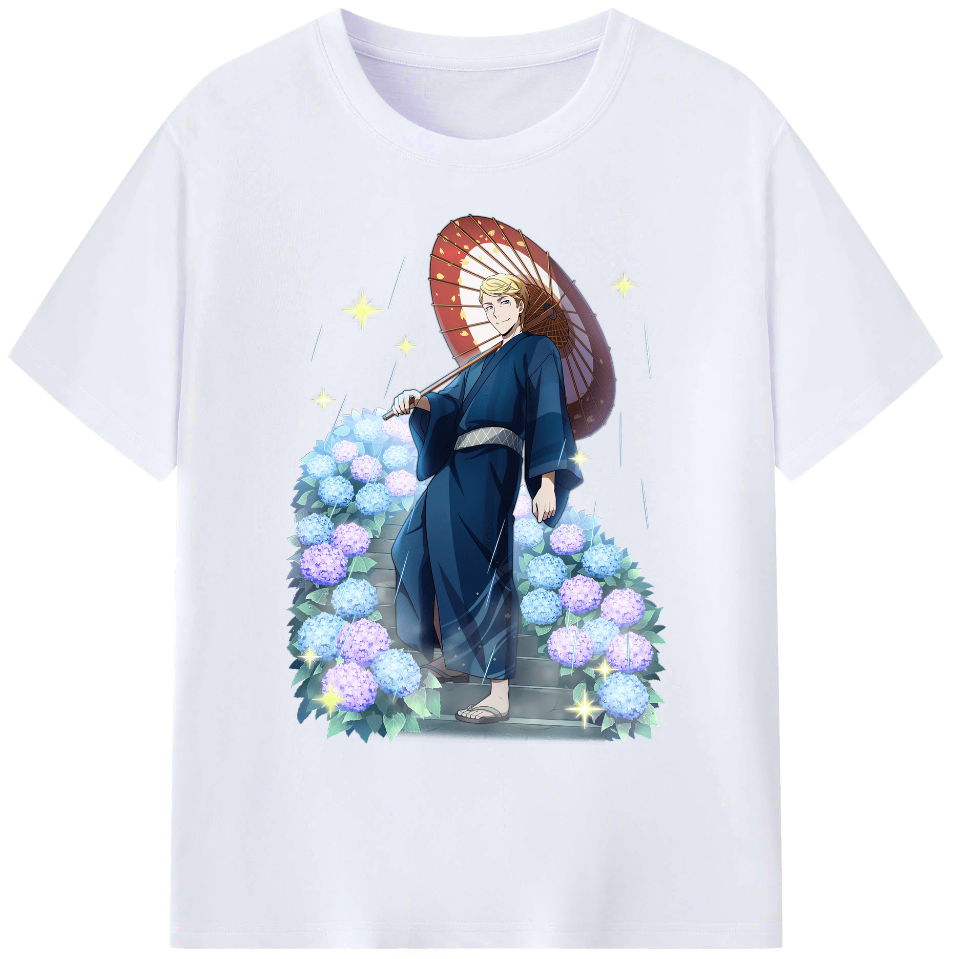 （画像用） 文豪ストレイドッグス Bungo Stray Dogs 綿100％ メンズ半袖Tシャツ｜肌触りやわらか＆通気性