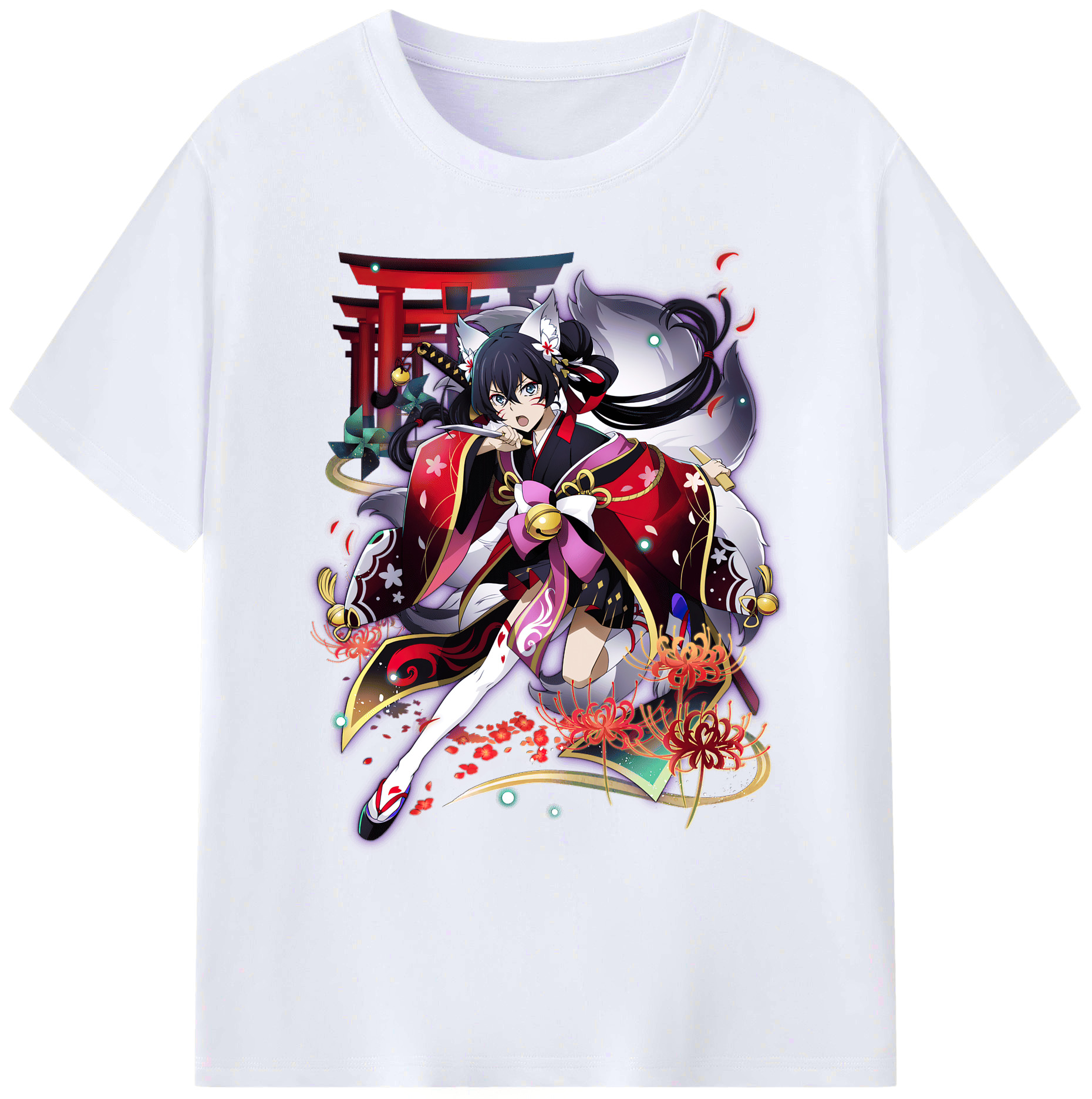 （画像用） 文豪ストレイドッグス Bungo Stray Dogs 綿100％ メンズ半袖Tシャツ｜肌触りやわらか＆通気性