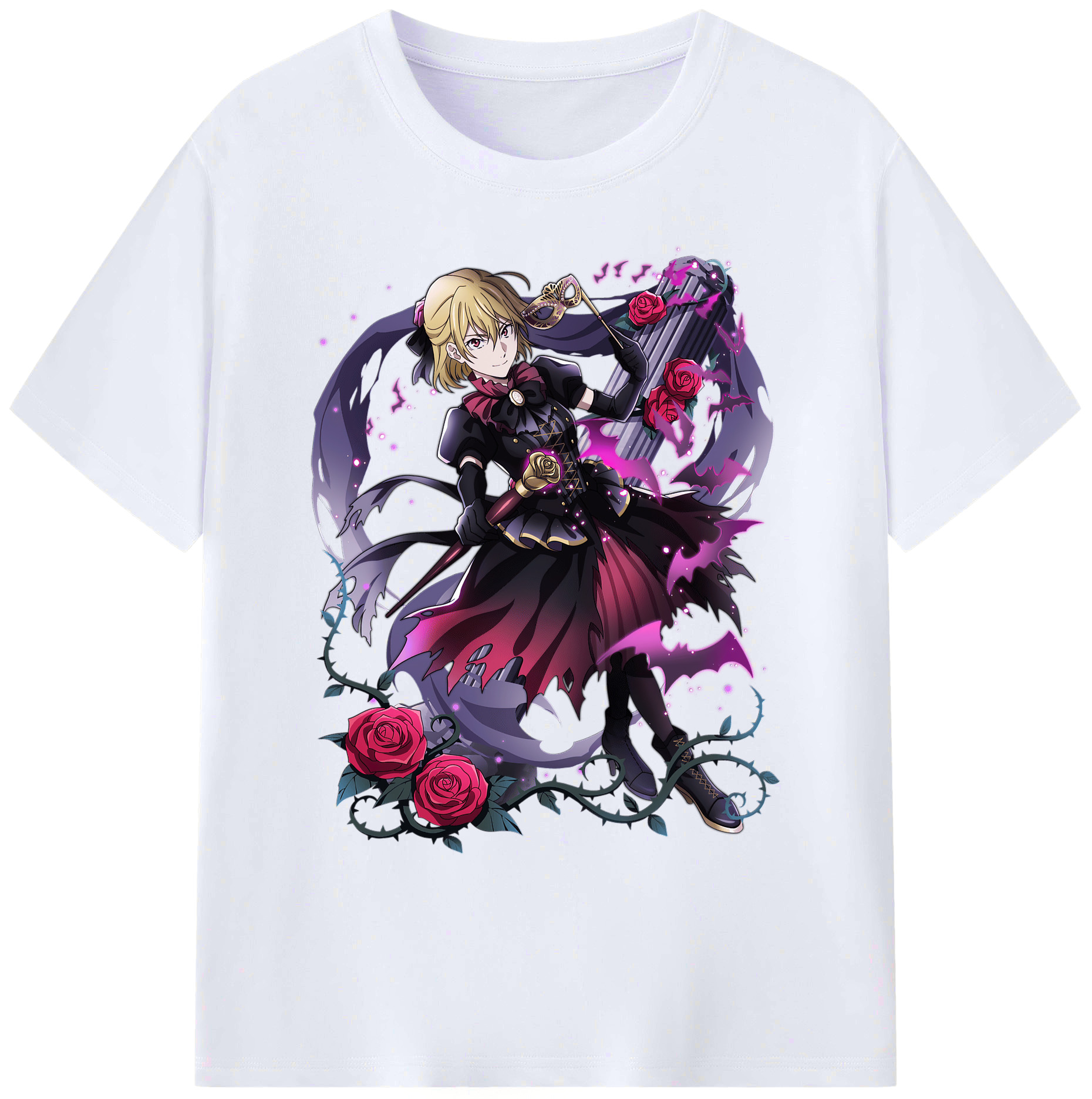 （画像用） 文豪ストレイドッグス Bungo Stray Dogs 綿100％ メンズ半袖Tシャツ｜肌触りやわらか＆通気性