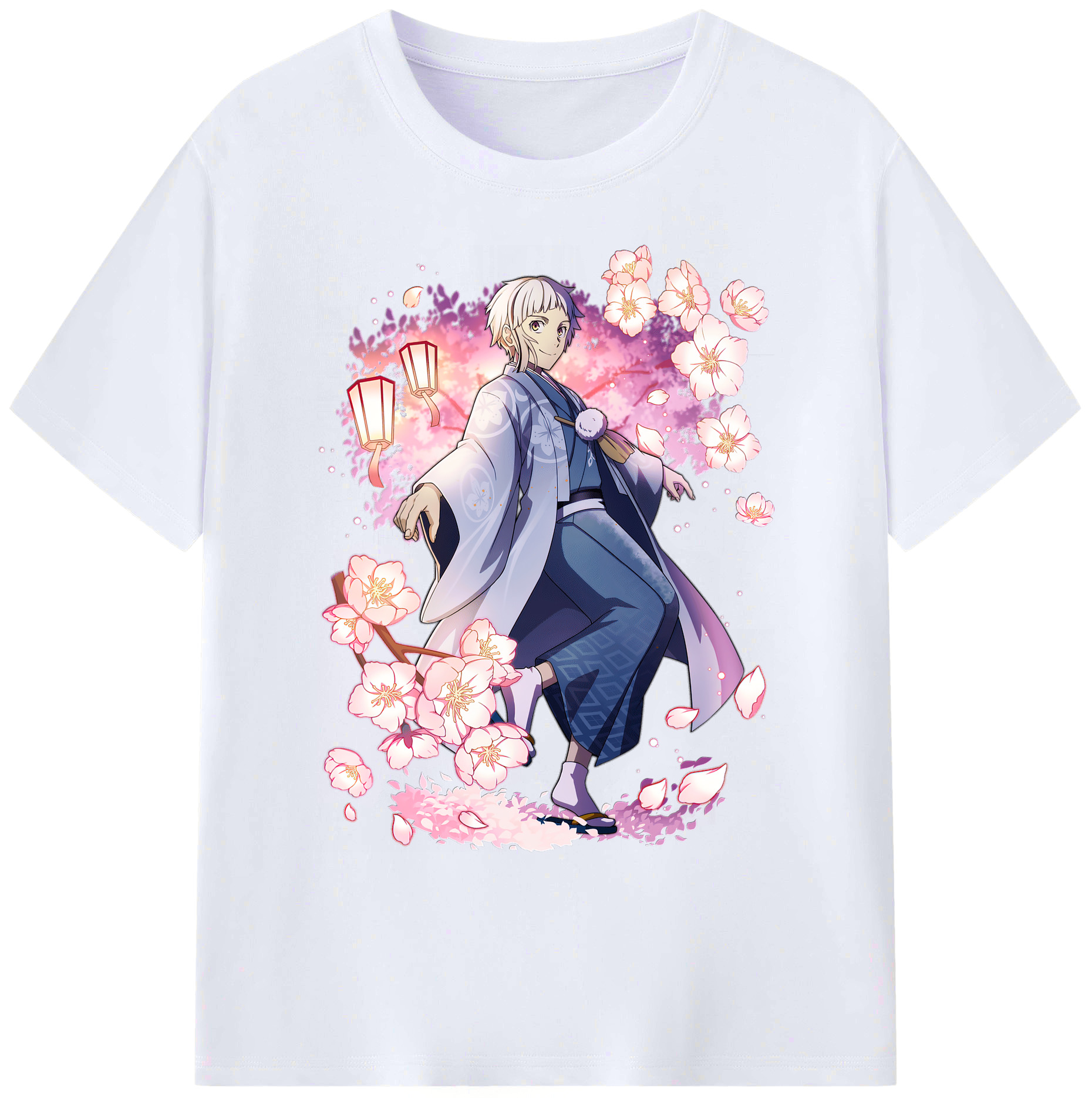 （画像用） 文豪ストレイドッグス Bungo Stray Dogs 綿100％ メンズ半袖Tシャツ｜肌触りやわらか＆通気性