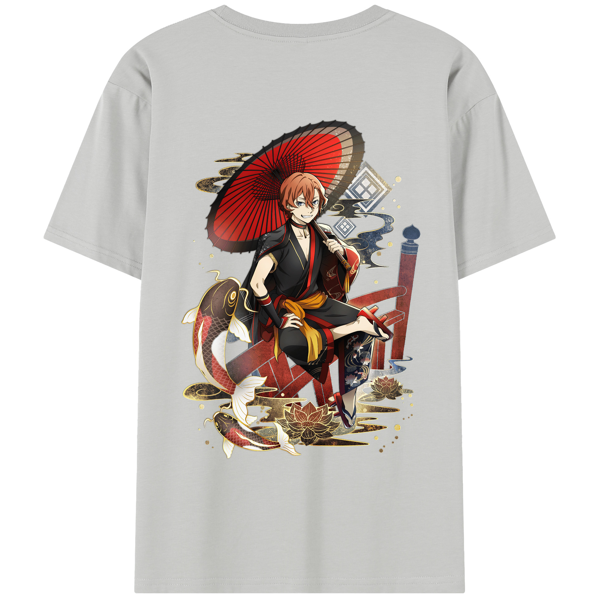 （画像用） 文豪ストレイドッグス Bungo Stray Dogs レディース半袖Tシャツ(バックプリント)