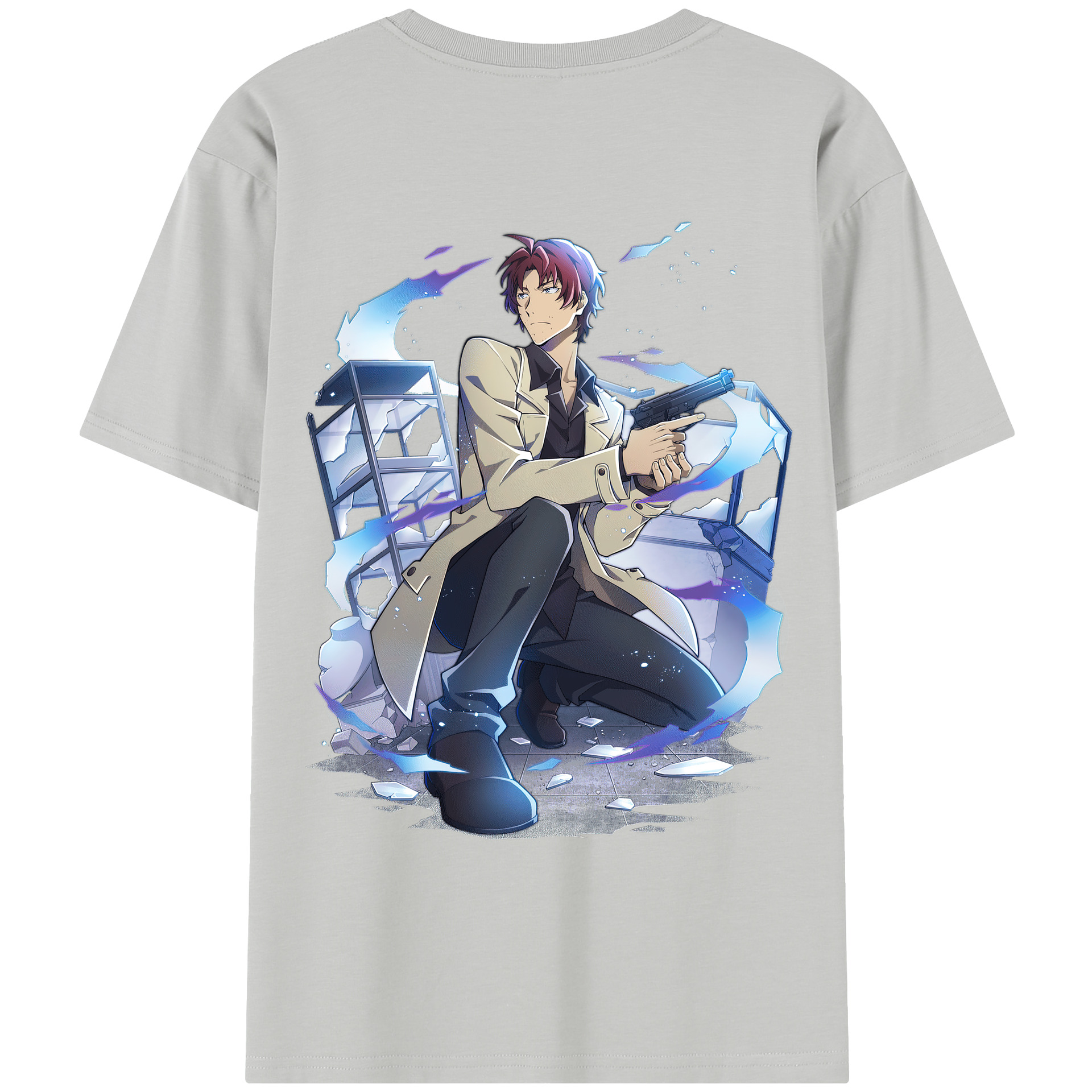 （画像用） 文豪ストレイドッグス Bungo Stray Dogs レディース半袖Tシャツ(バックプリント)