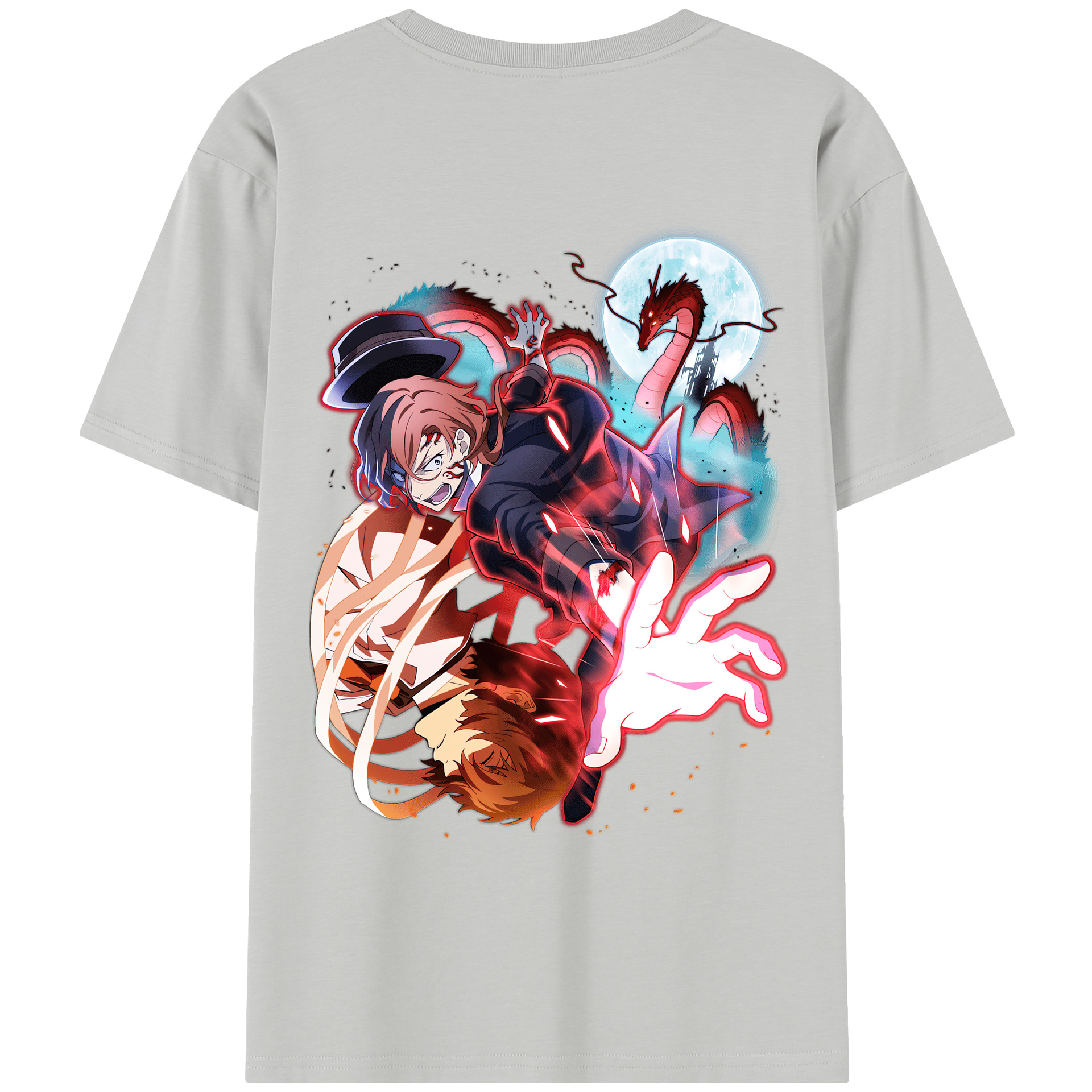 （画像用） 文豪ストレイドッグス Bungo Stray Dogs レディース半袖Tシャツ(バックプリント)