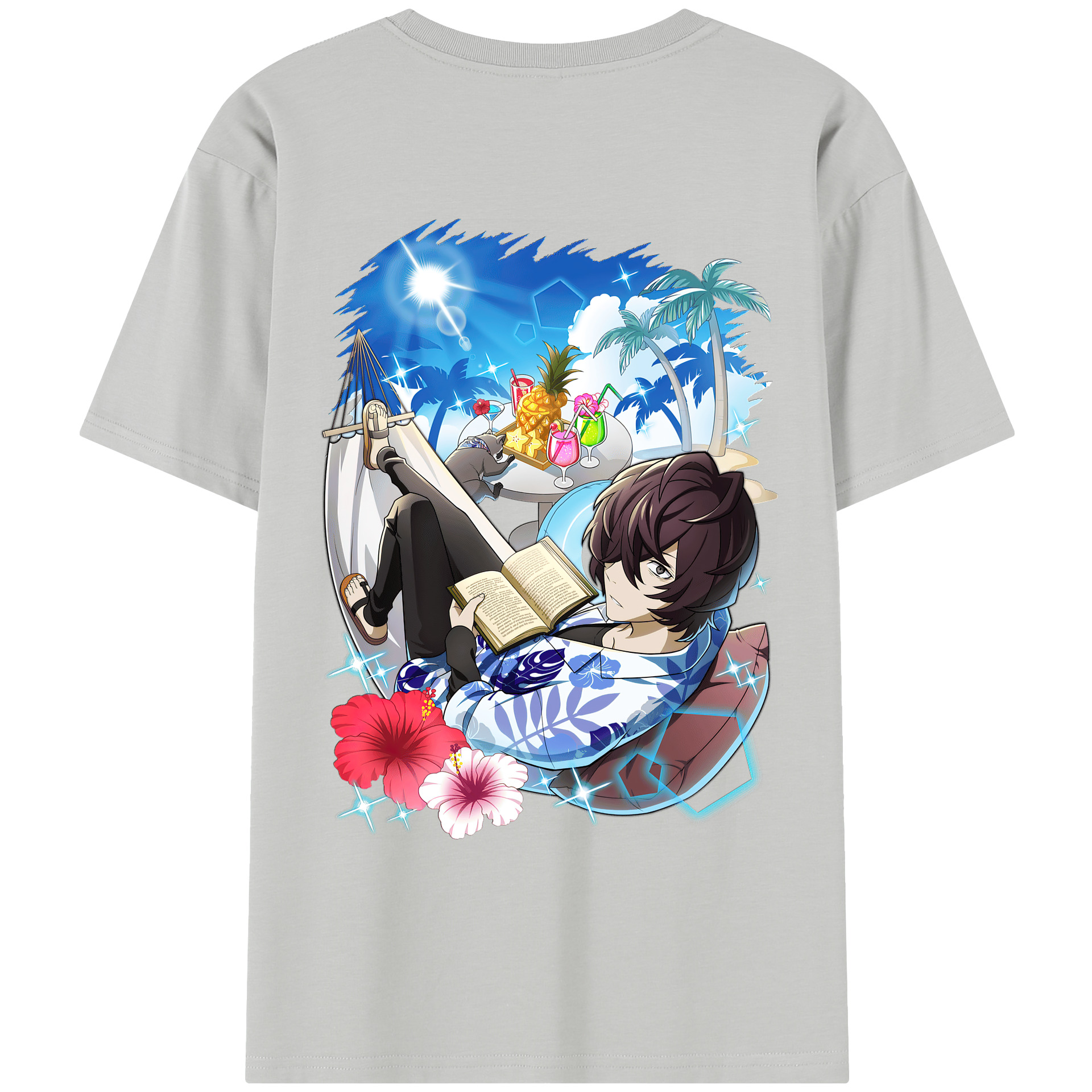 （画像用） 文豪ストレイドッグス Bungo Stray Dogs レディース半袖Tシャツ(バックプリント)