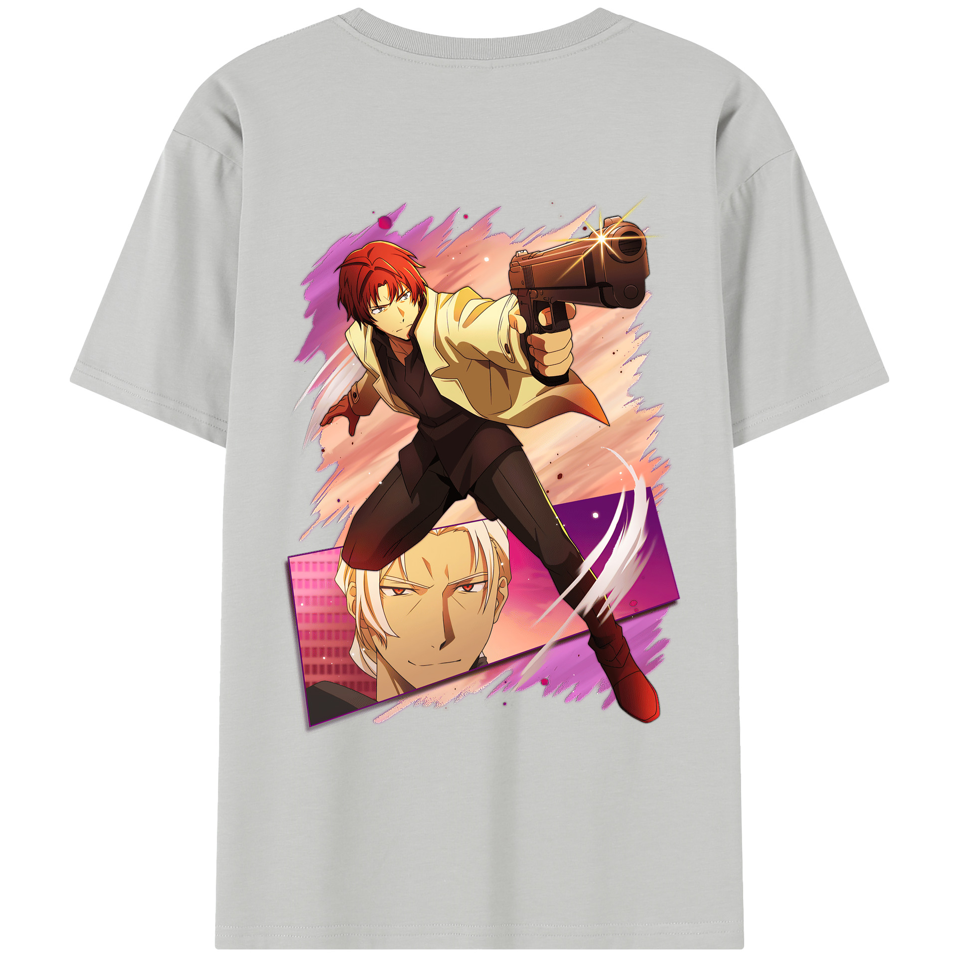 （画像用） 文豪ストレイドッグス Bungo Stray Dogs レディース半袖Tシャツ(バックプリント)