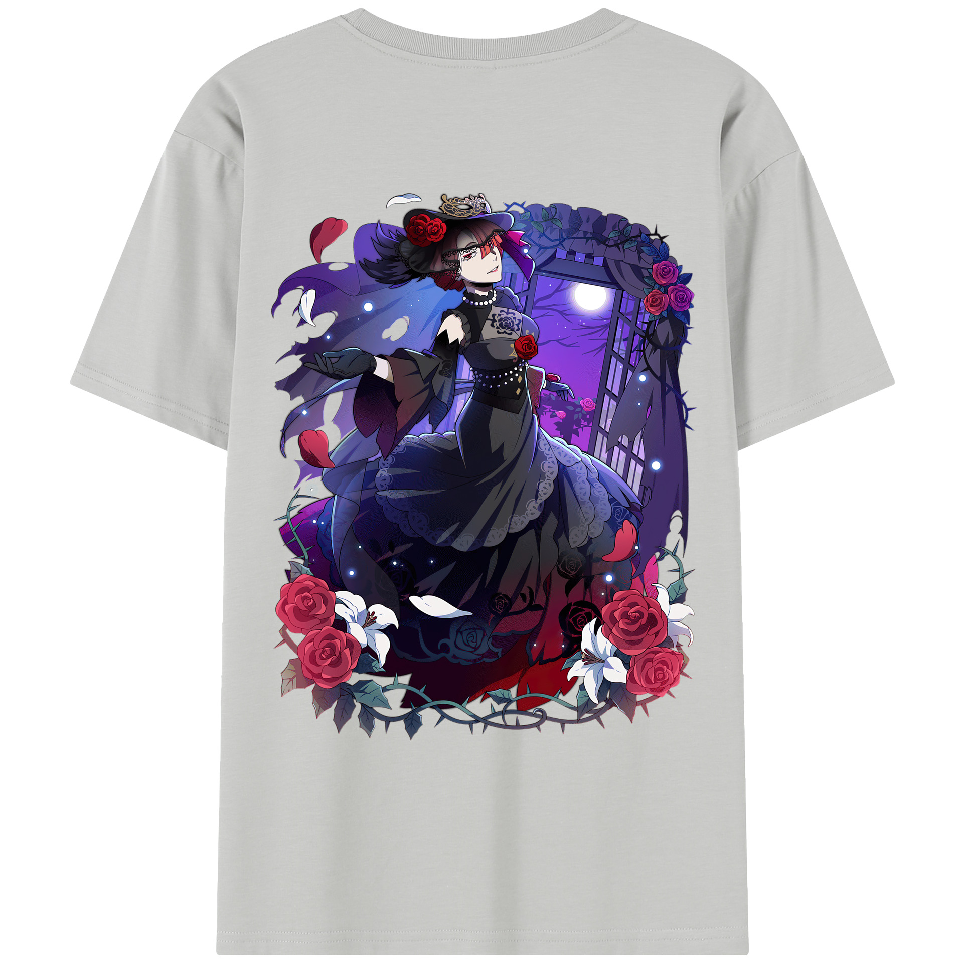 （画像用） 文豪ストレイドッグス Bungo Stray Dogs レディース半袖Tシャツ(バックプリント)