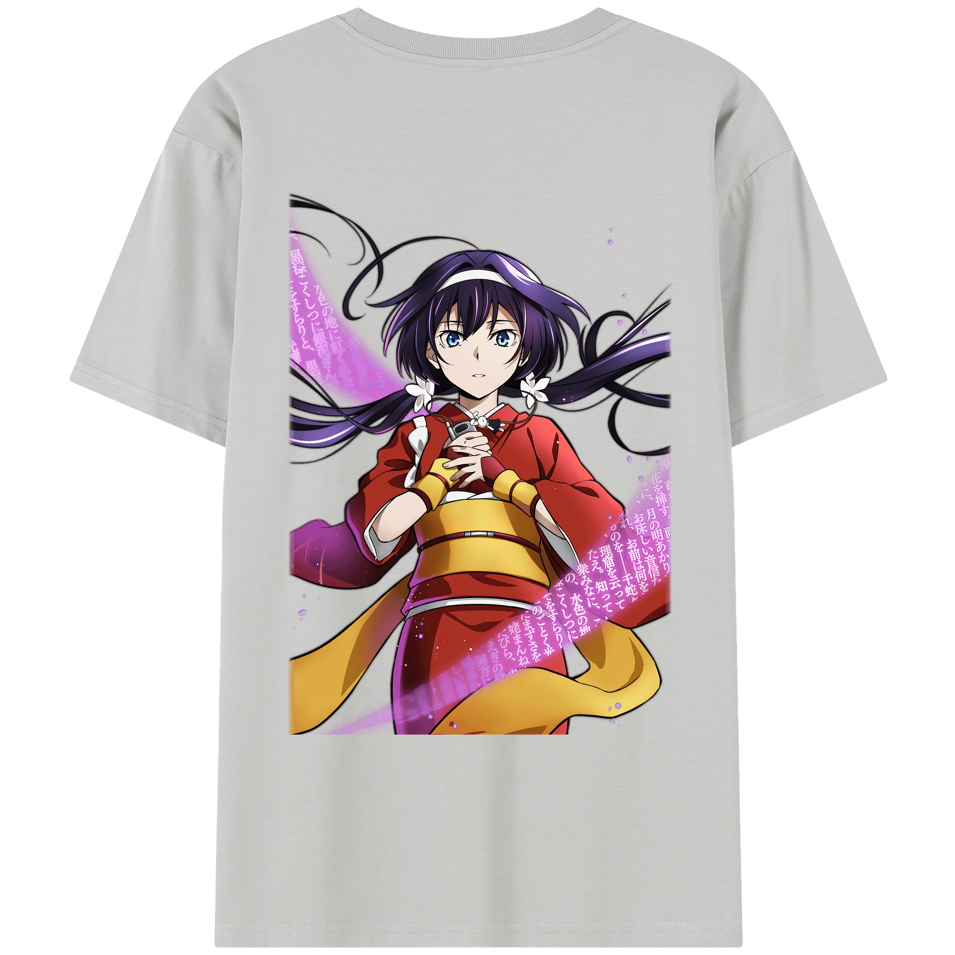（画像用） 文豪ストレイドッグス Bungo Stray Dogs レディース半袖Tシャツ(バックプリント)