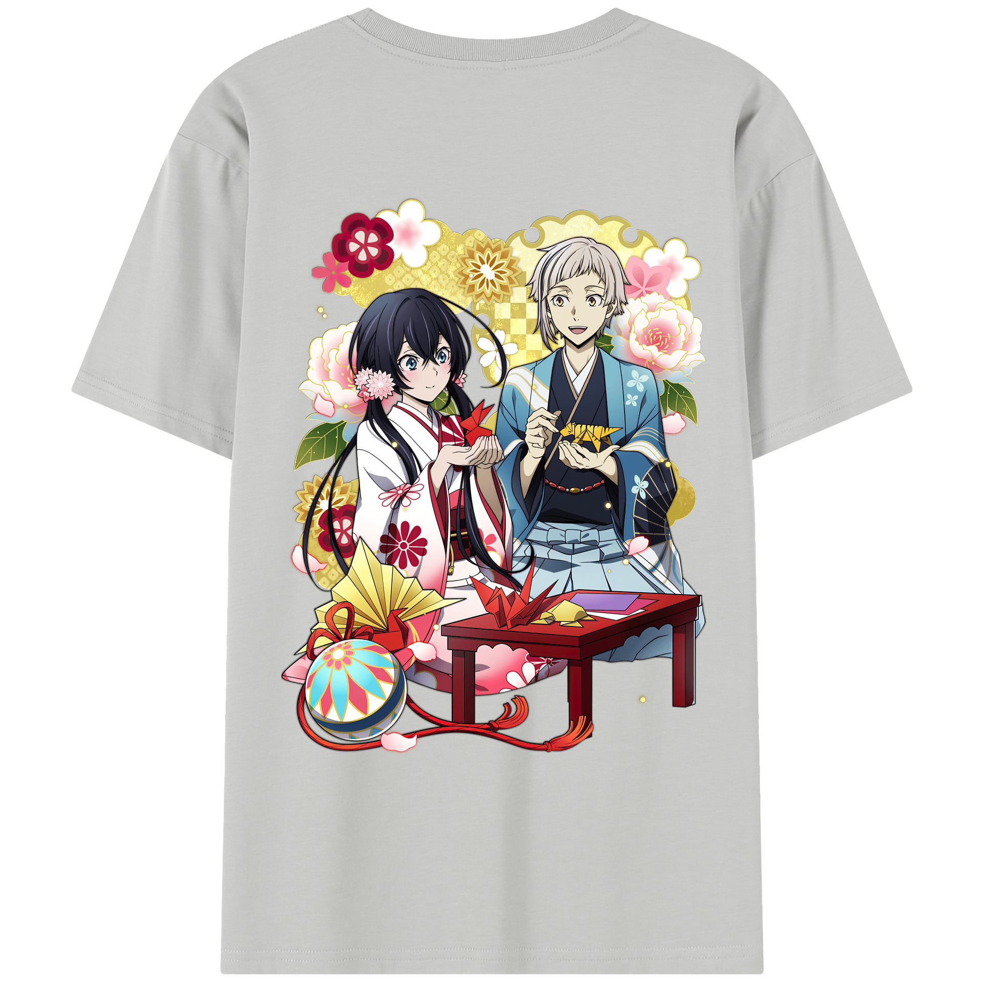 （画像用） 文豪ストレイドッグス Bungo Stray Dogs レディース半袖Tシャツ(バックプリント)