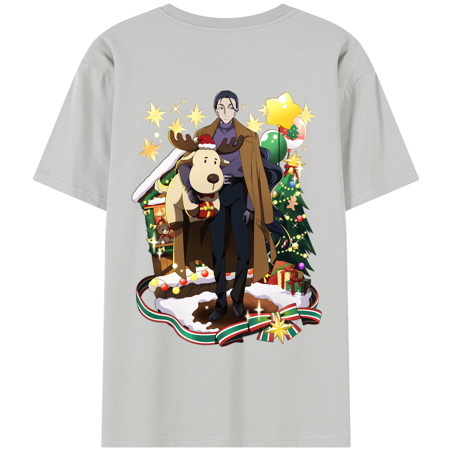 （画像用） 文豪ストレイドッグス Bungo Stray Dogs レディース半袖Tシャツ(バックプリント)
