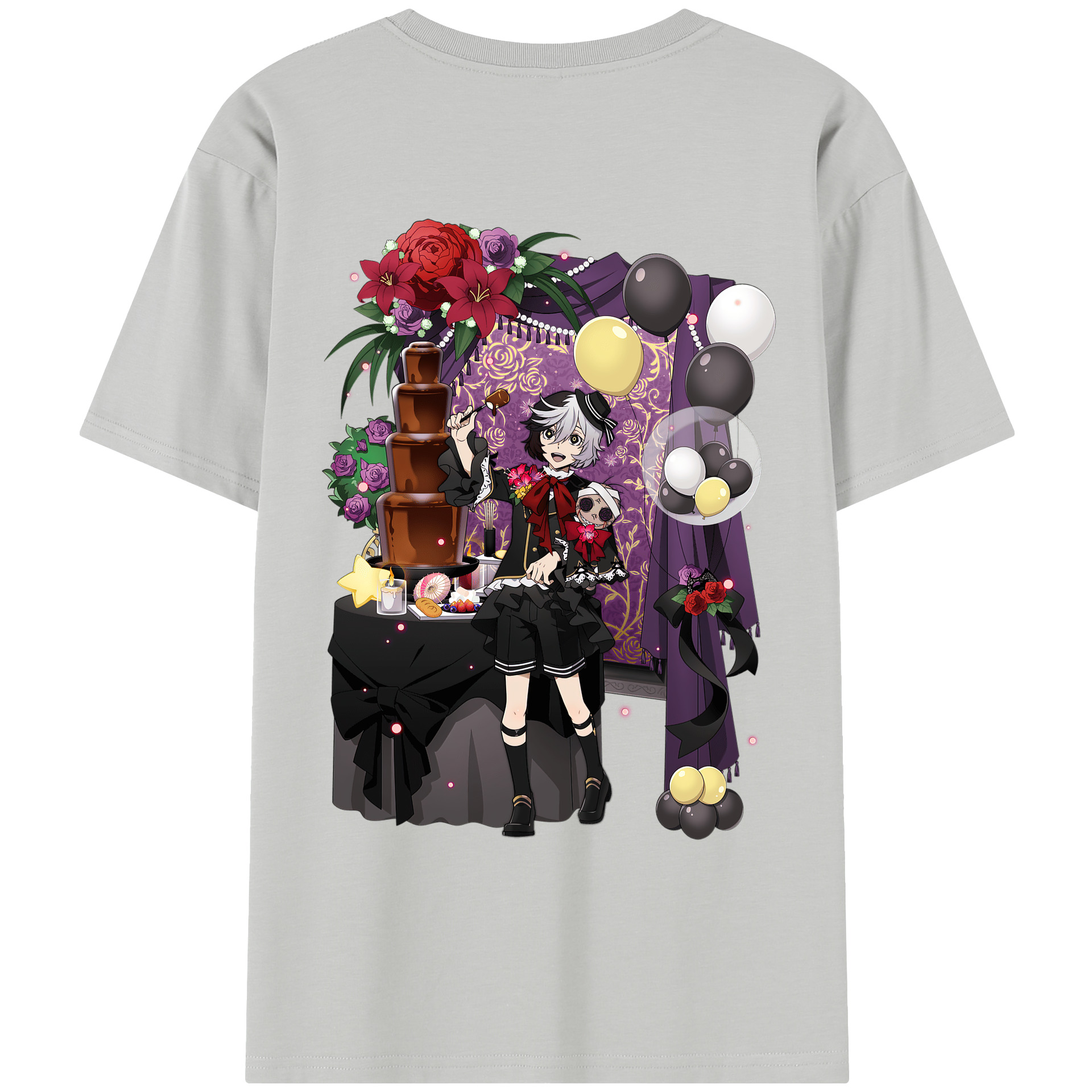 （画像用） 文豪ストレイドッグス Bungo Stray Dogs レディース半袖Tシャツ(バックプリント)