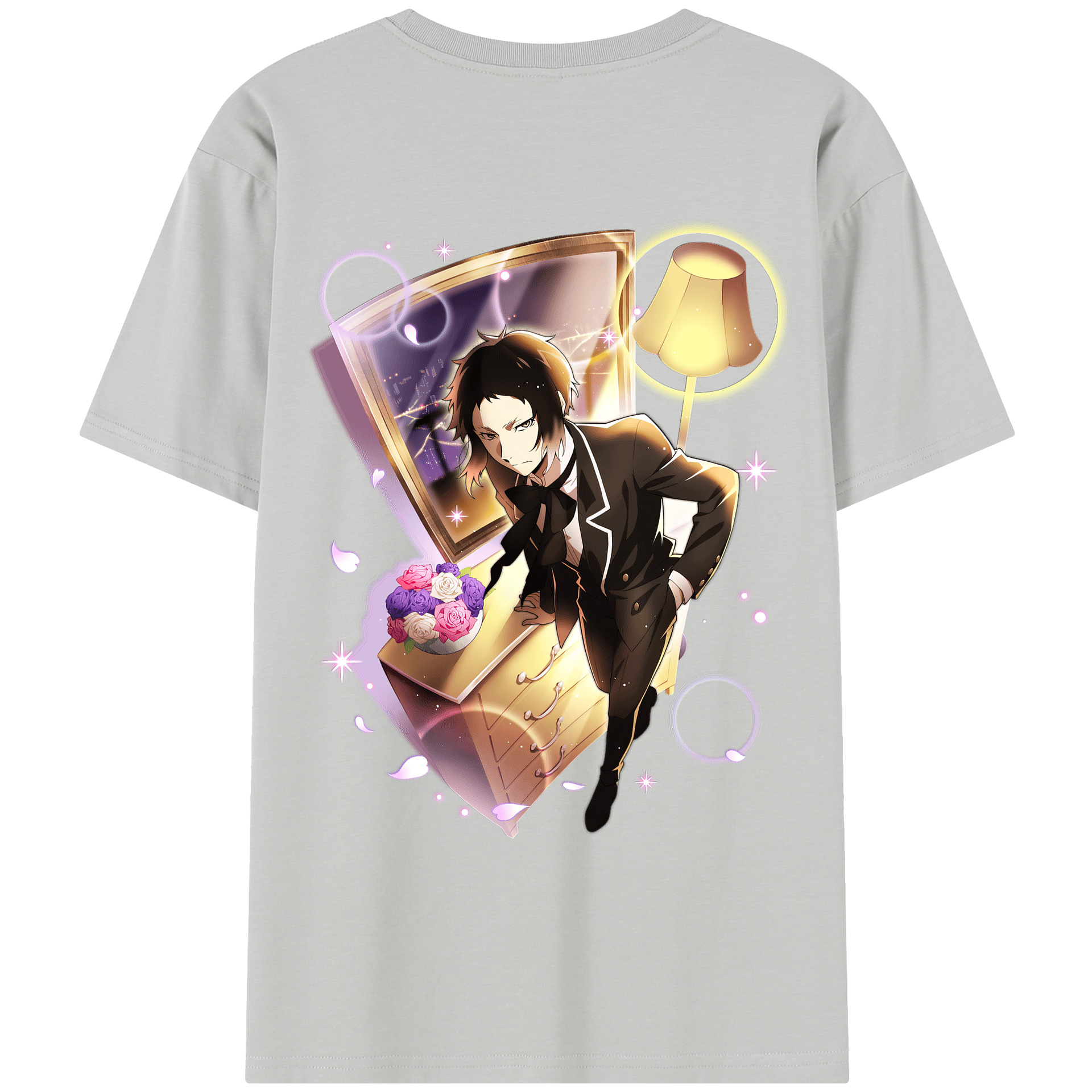 （画像用） 文豪ストレイドッグス Bungo Stray Dogs レディース半袖Tシャツ(バックプリント)
