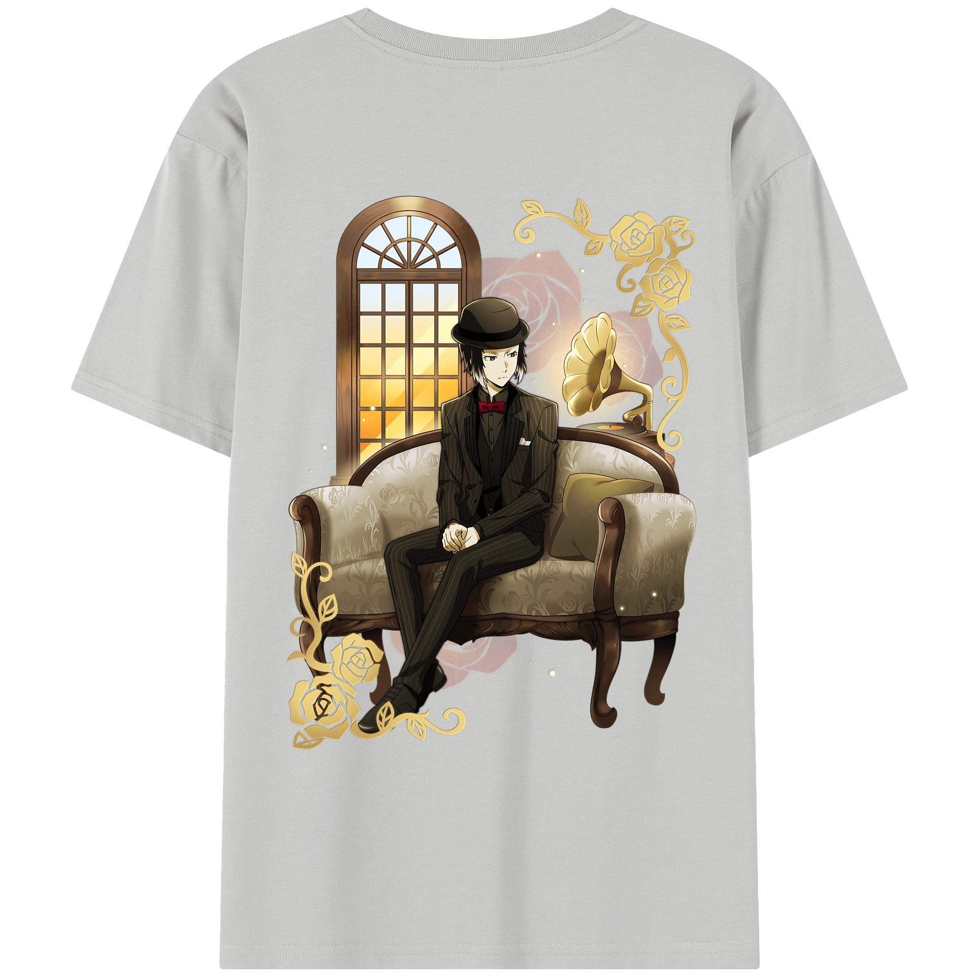 （画像用） 文豪ストレイドッグス Bungo Stray Dogs レディース半袖Tシャツ(バックプリント)