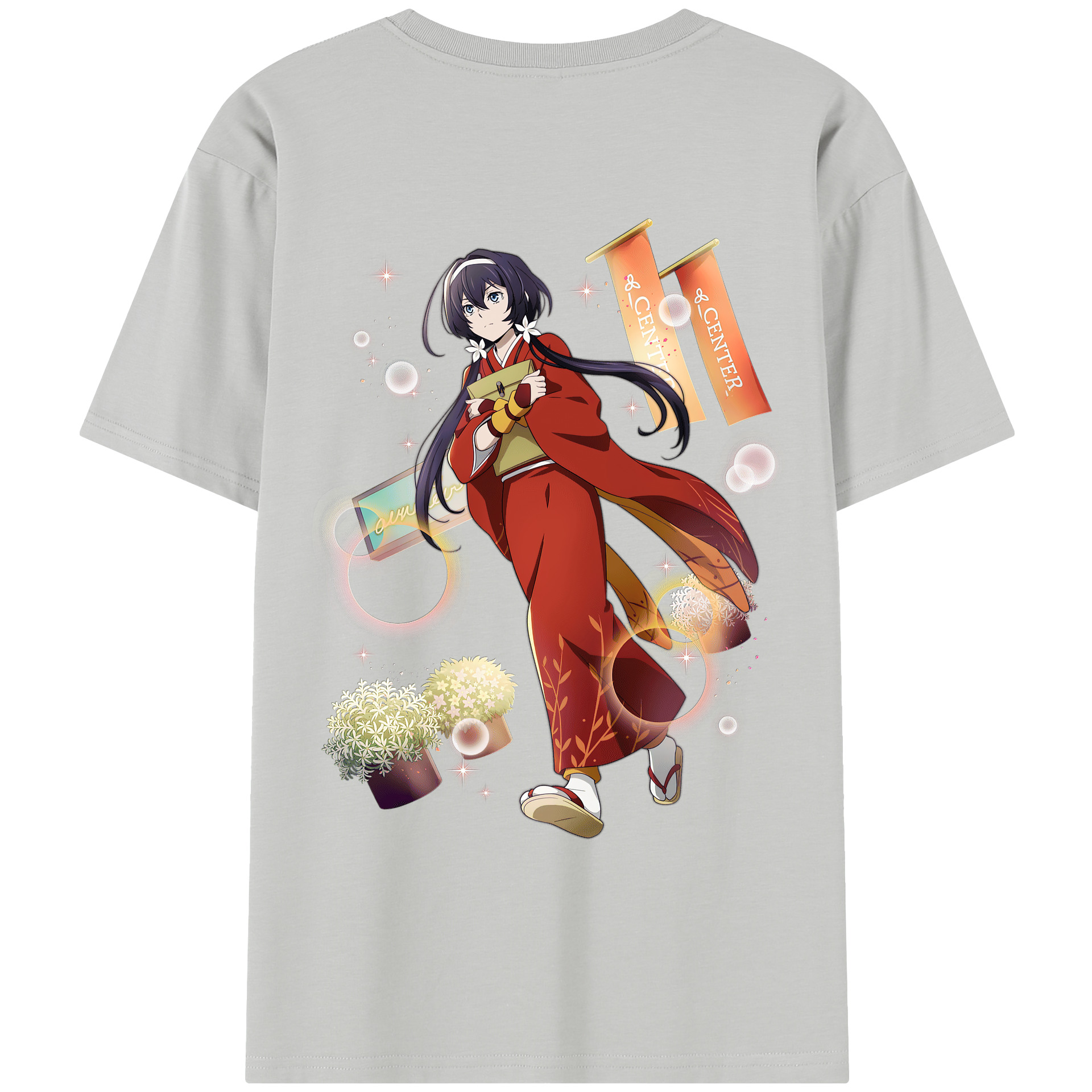 （画像用） 文豪ストレイドッグス Bungo Stray Dogs レディース半袖Tシャツ(バックプリント)