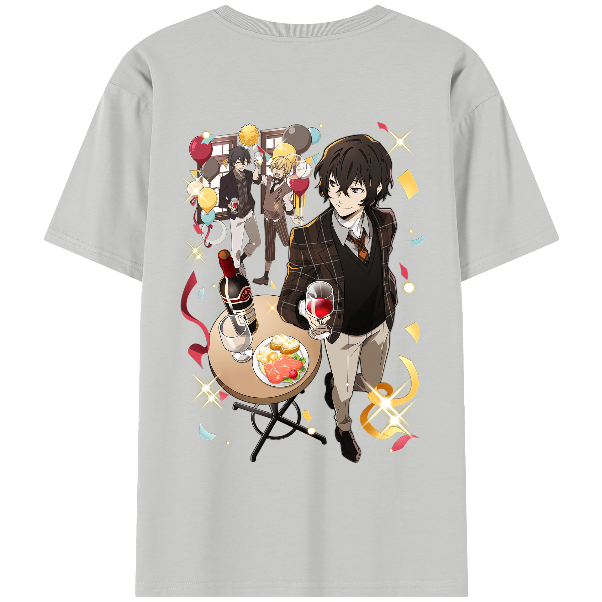 （画像用） 文豪ストレイドッグス Bungo Stray Dogs レディース半袖Tシャツ(バックプリント)