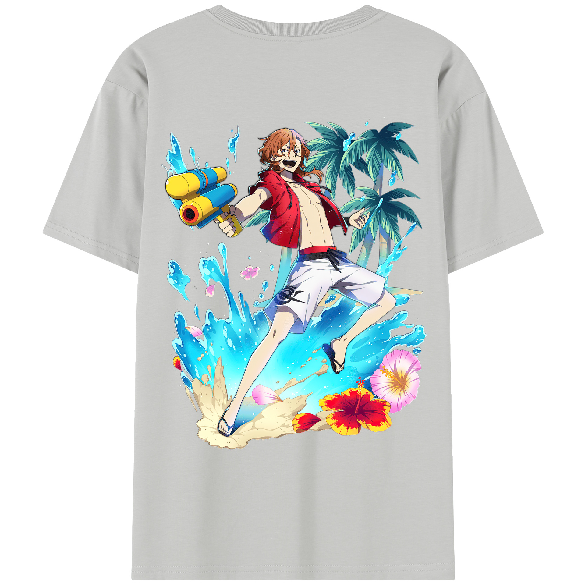 （画像用） 文豪ストレイドッグス Bungo Stray Dogs レディース半袖Tシャツ(バックプリント)