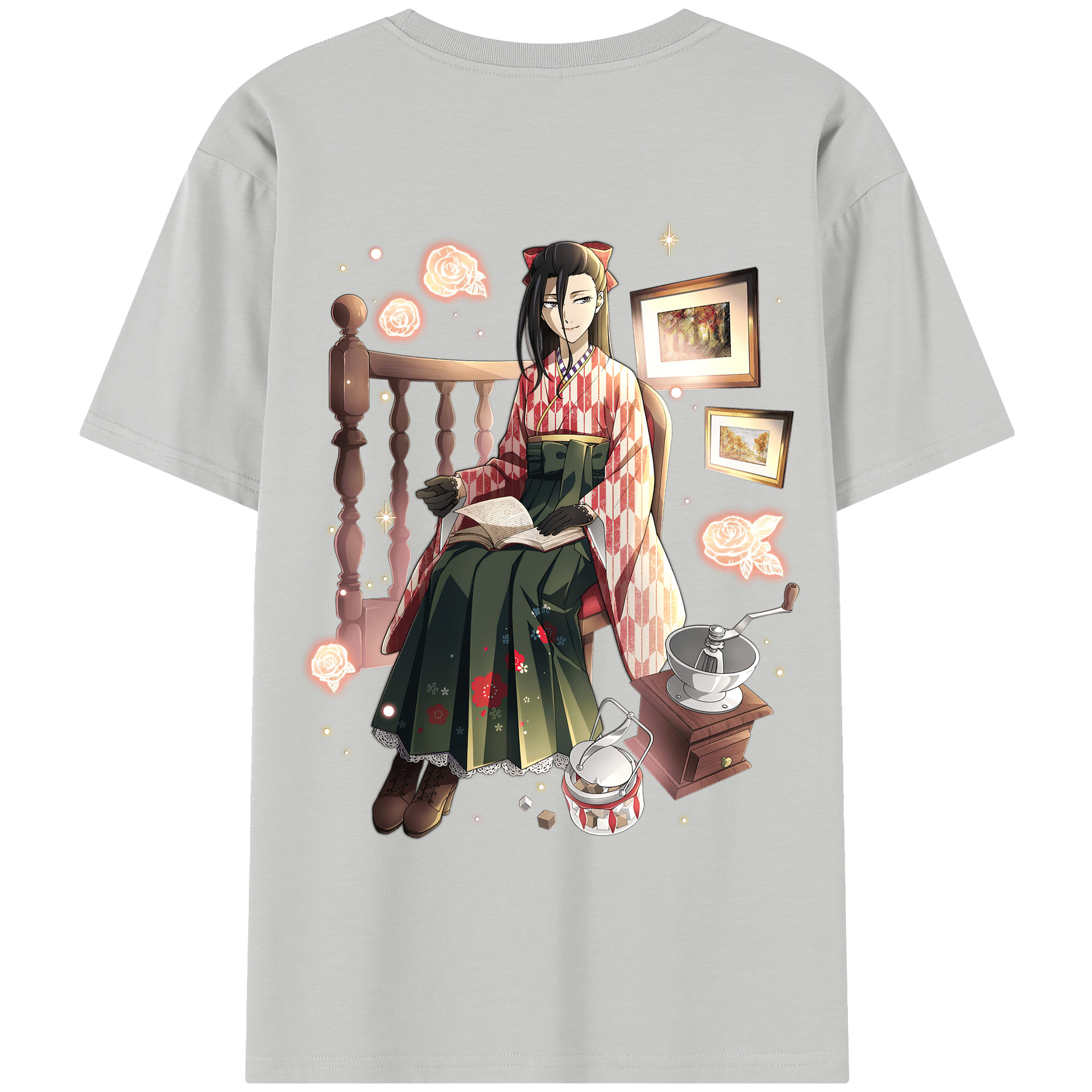 （画像用） 文豪ストレイドッグス Bungo Stray Dogs レディース半袖Tシャツ(バックプリント)