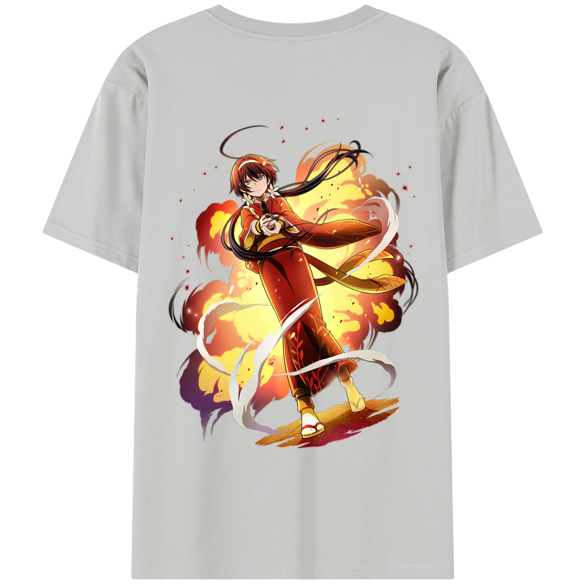 （画像用） 文豪ストレイドッグス Bungo Stray Dogs レディース半袖Tシャツ(バックプリント)