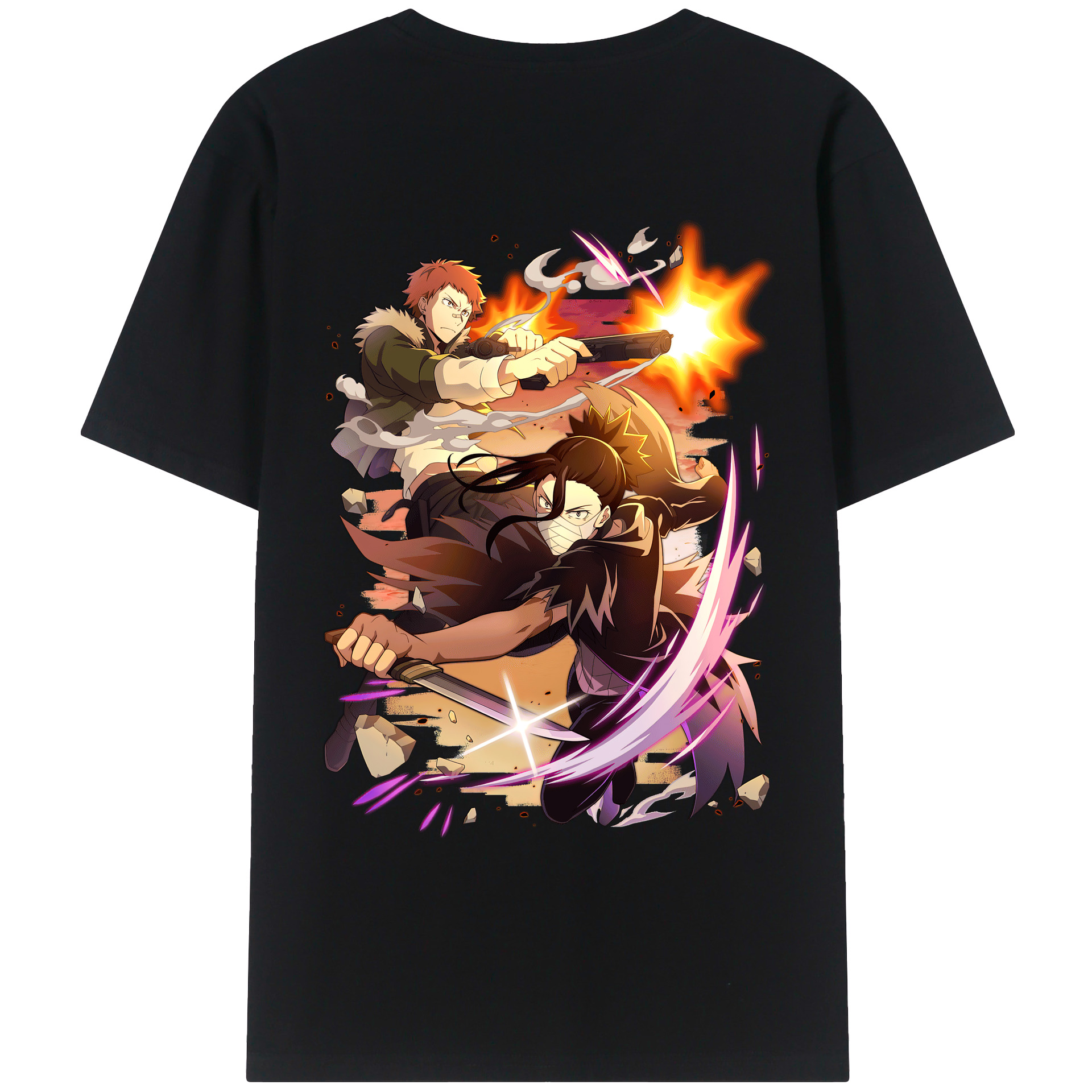 （画像用） 文豪ストレイドッグス Bungo Stray Dogs レディース半袖Tシャツ(バックプリント)