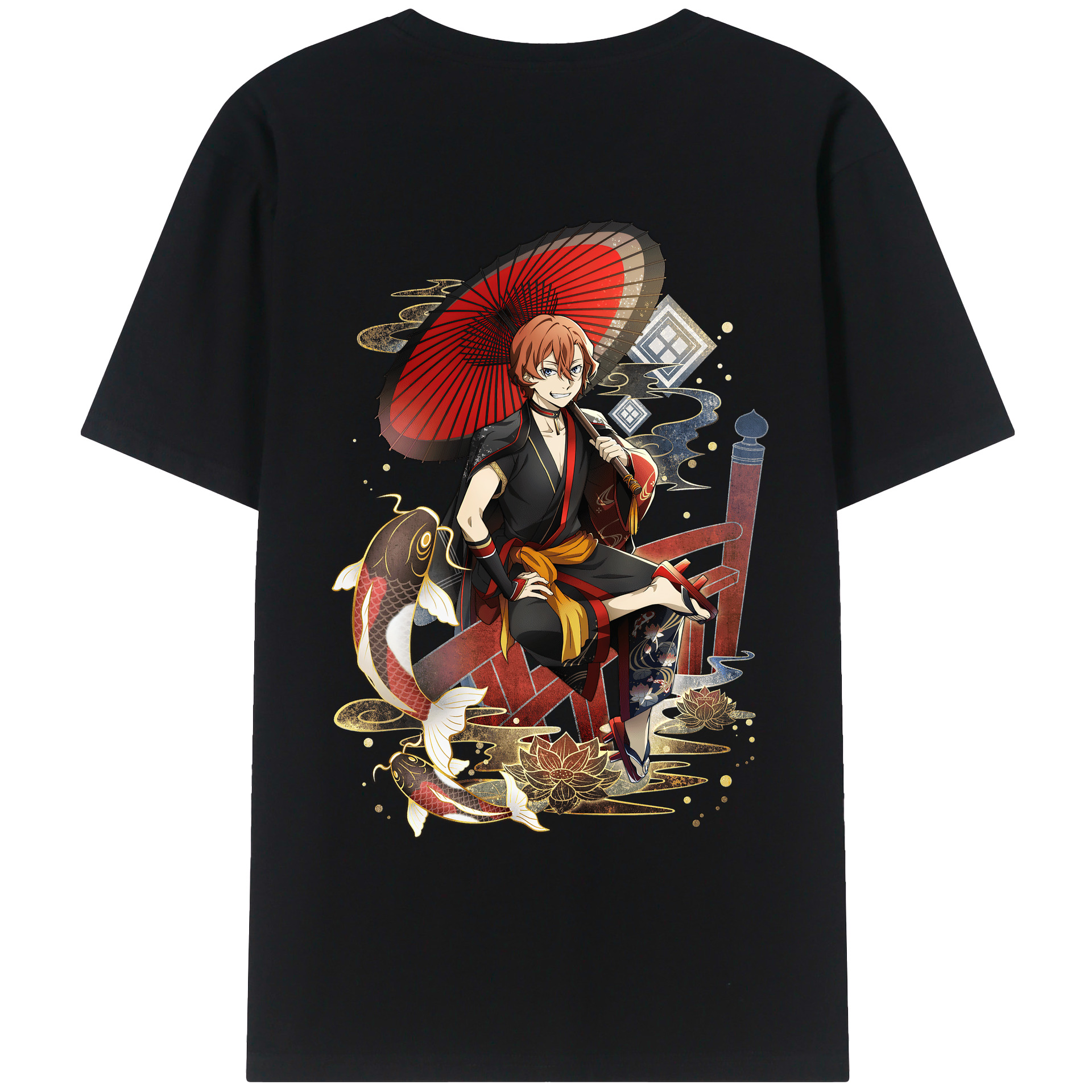 （画像用） 文豪ストレイドッグス Bungo Stray Dogs レディース半袖Tシャツ(バックプリント)
