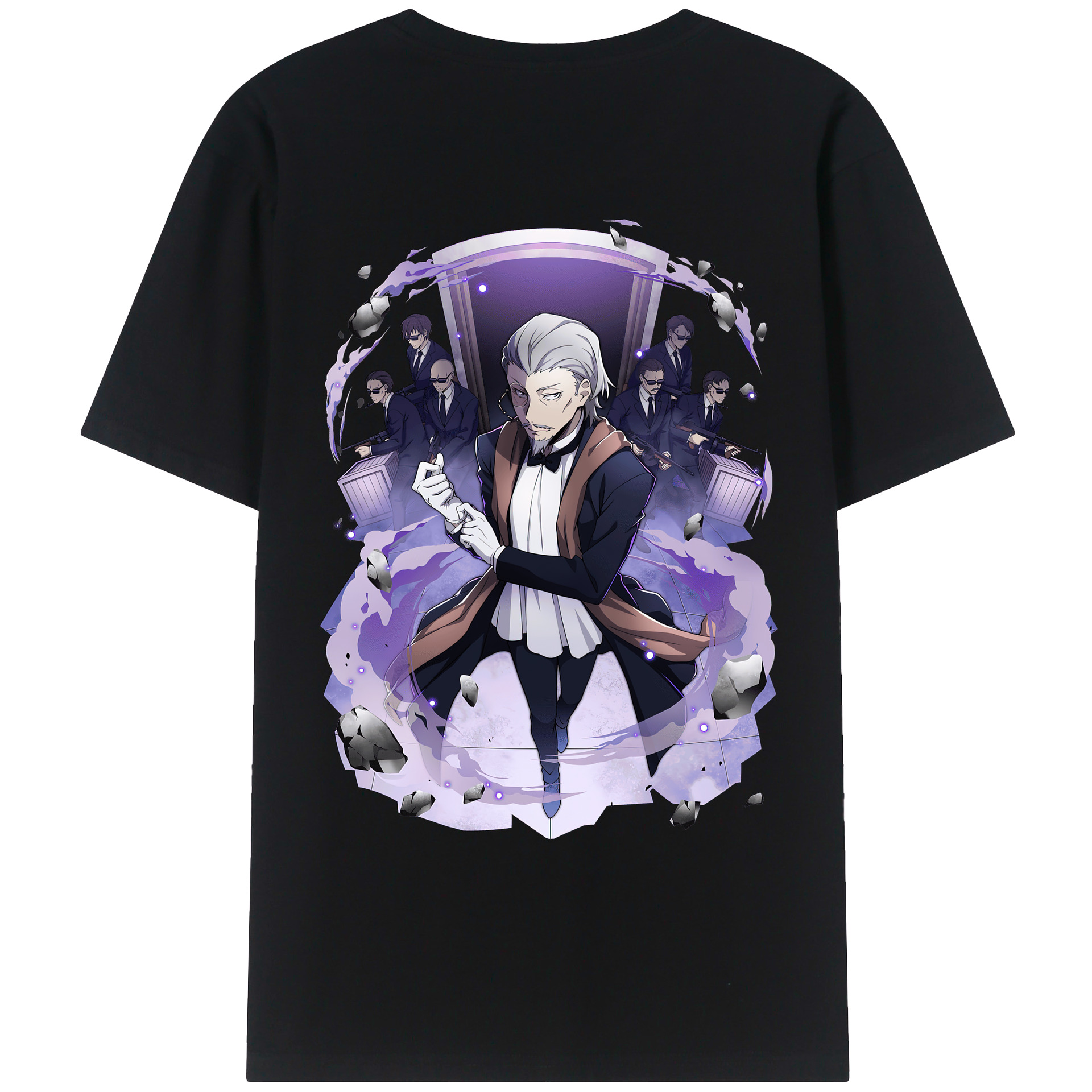 （画像用） 文豪ストレイドッグス Bungo Stray Dogs レディース半袖Tシャツ(バックプリント)