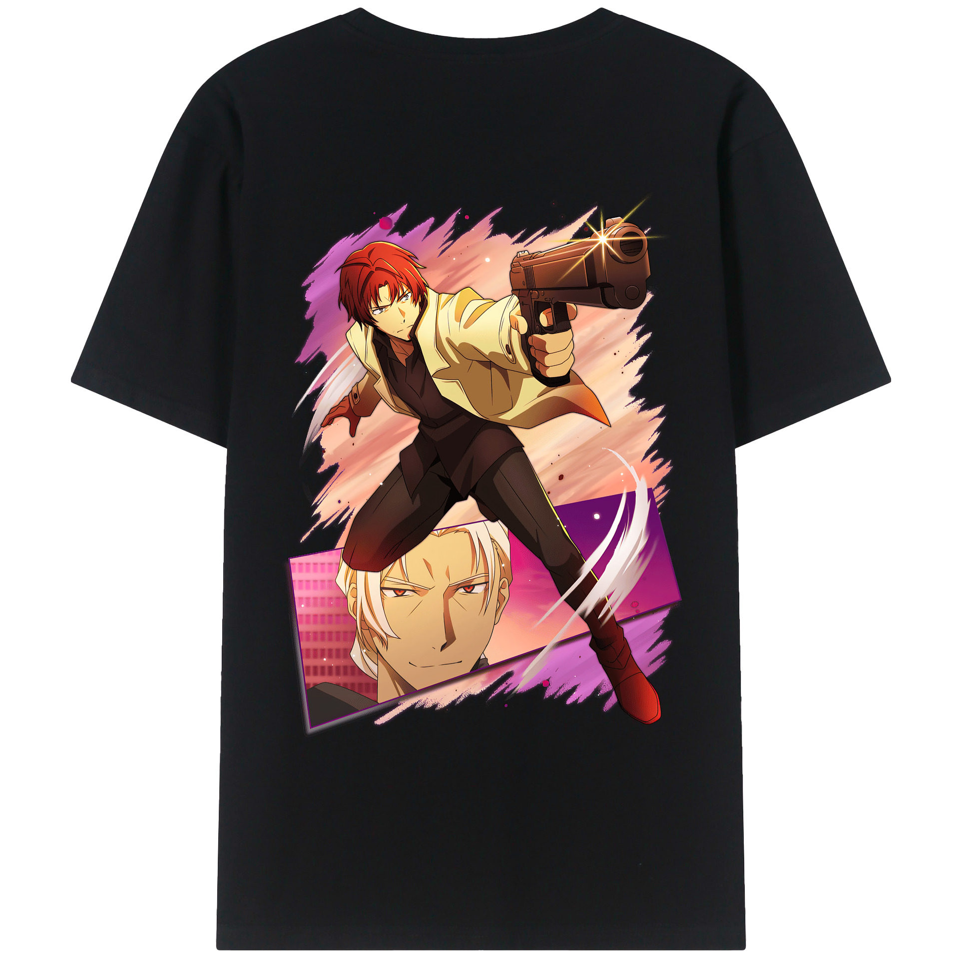 （画像用） 文豪ストレイドッグス Bungo Stray Dogs レディース半袖Tシャツ(バックプリント)