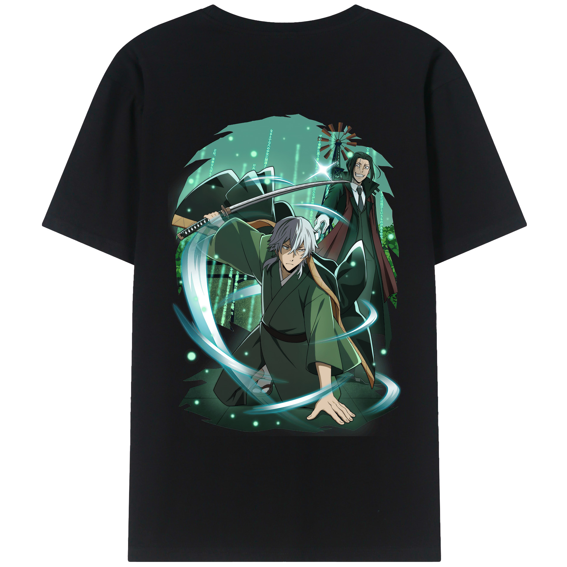 （画像用） 文豪ストレイドッグス Bungo Stray Dogs レディース半袖Tシャツ(バックプリント)