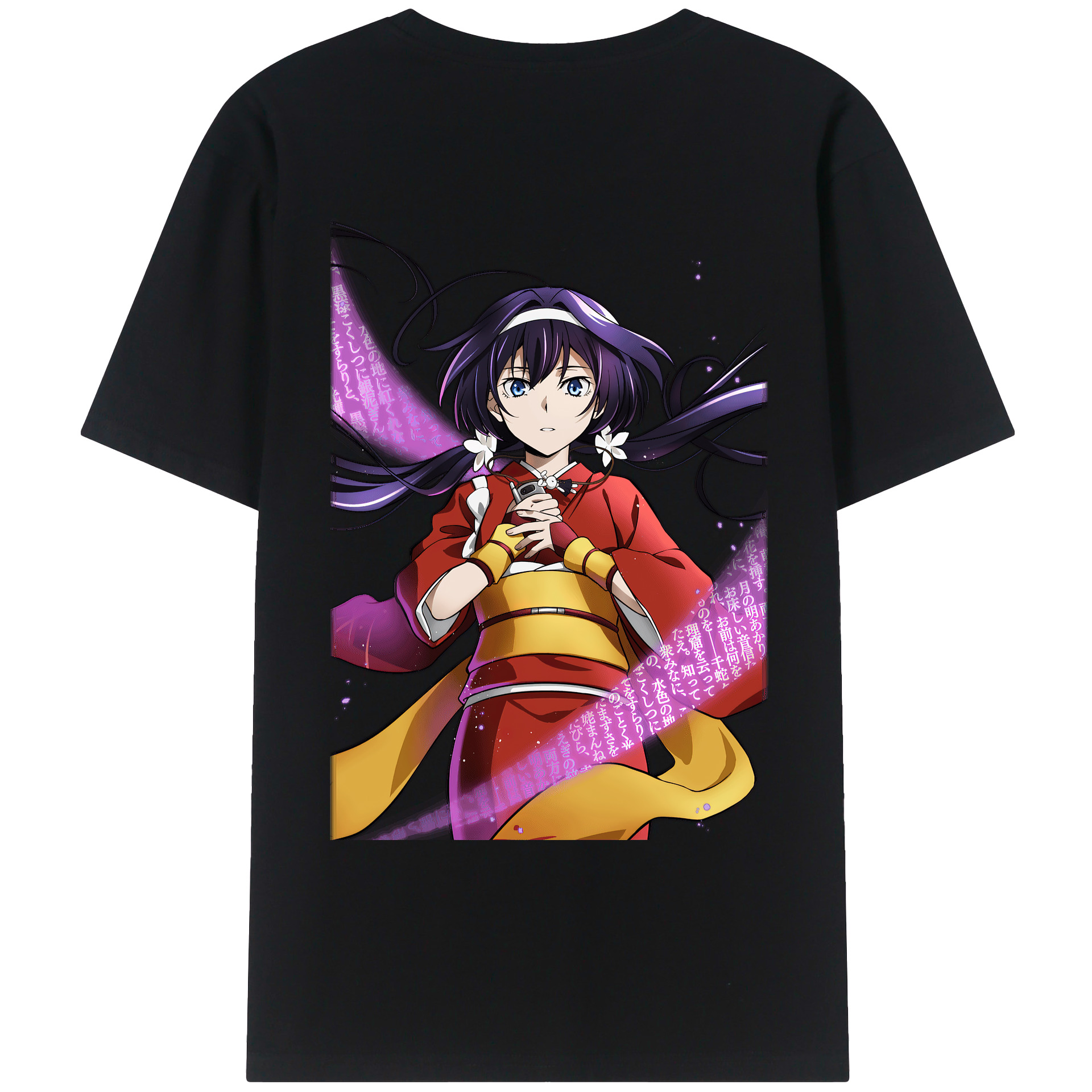（画像用） 文豪ストレイドッグス Bungo Stray Dogs レディース半袖Tシャツ(バックプリント)
