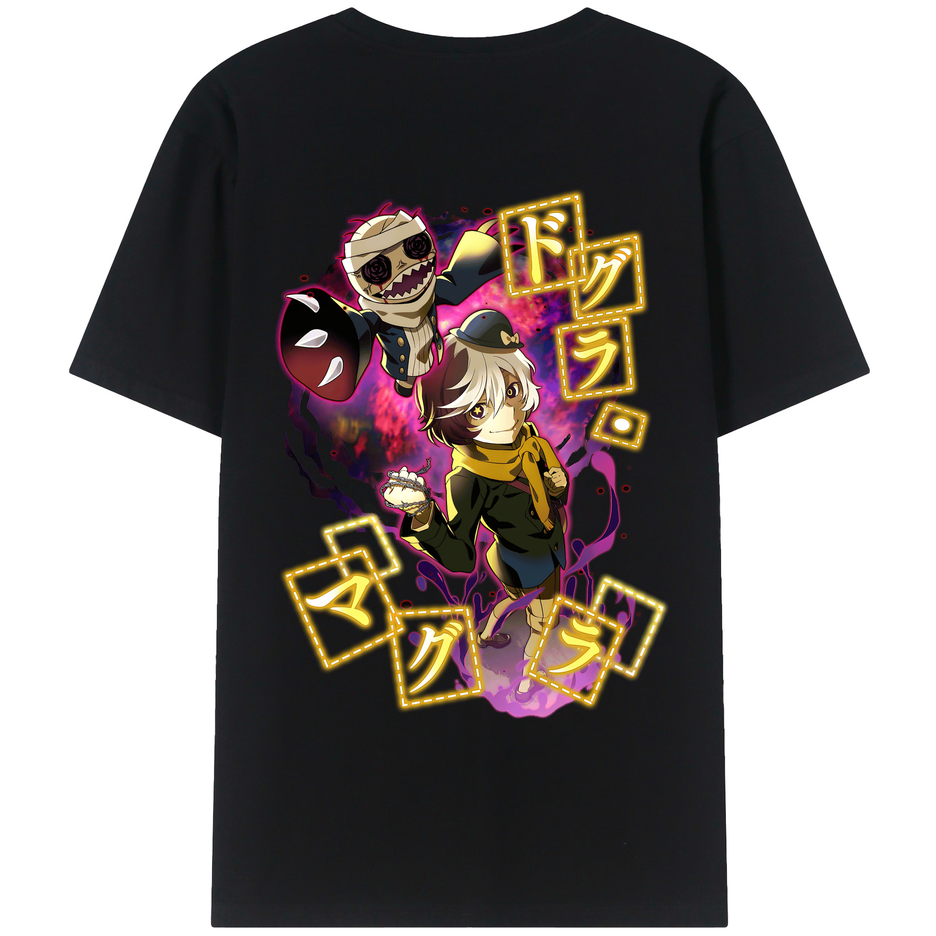 （画像用） 文豪ストレイドッグス Bungo Stray Dogs レディース半袖Tシャツ(バックプリント)