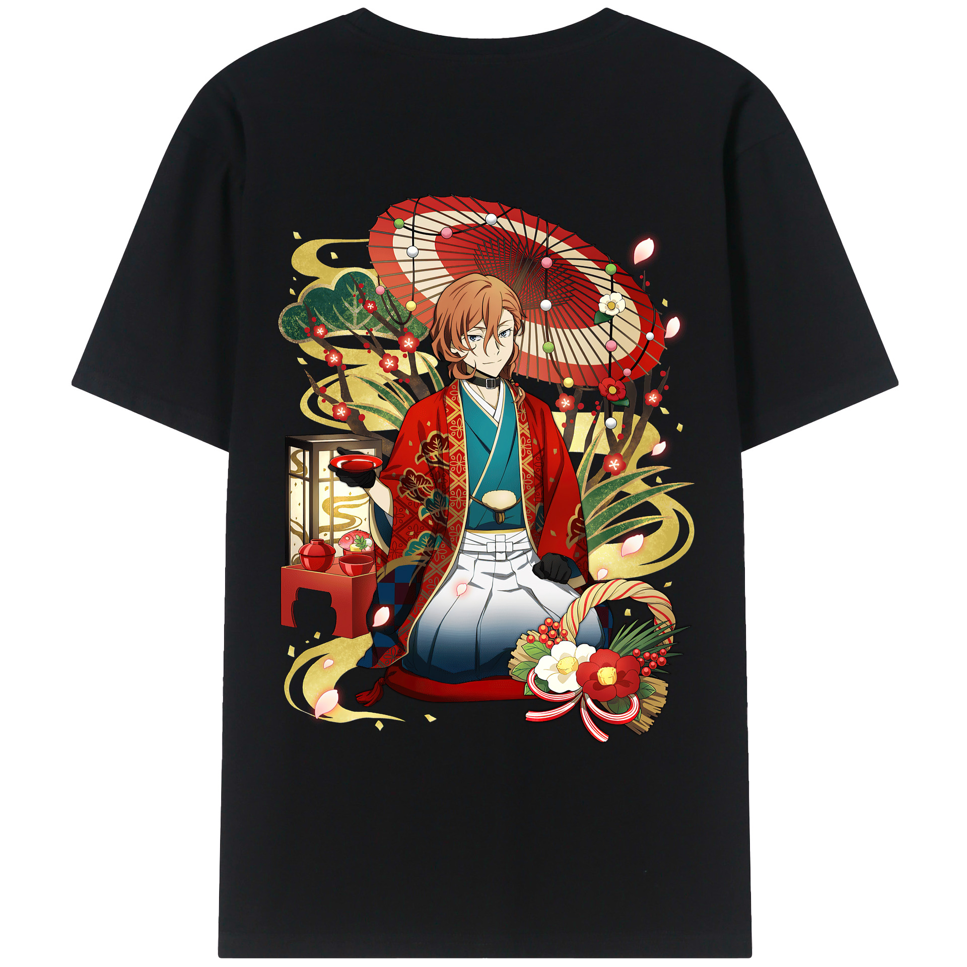 （画像用） 文豪ストレイドッグス Bungo Stray Dogs レディース半袖Tシャツ(バックプリント)