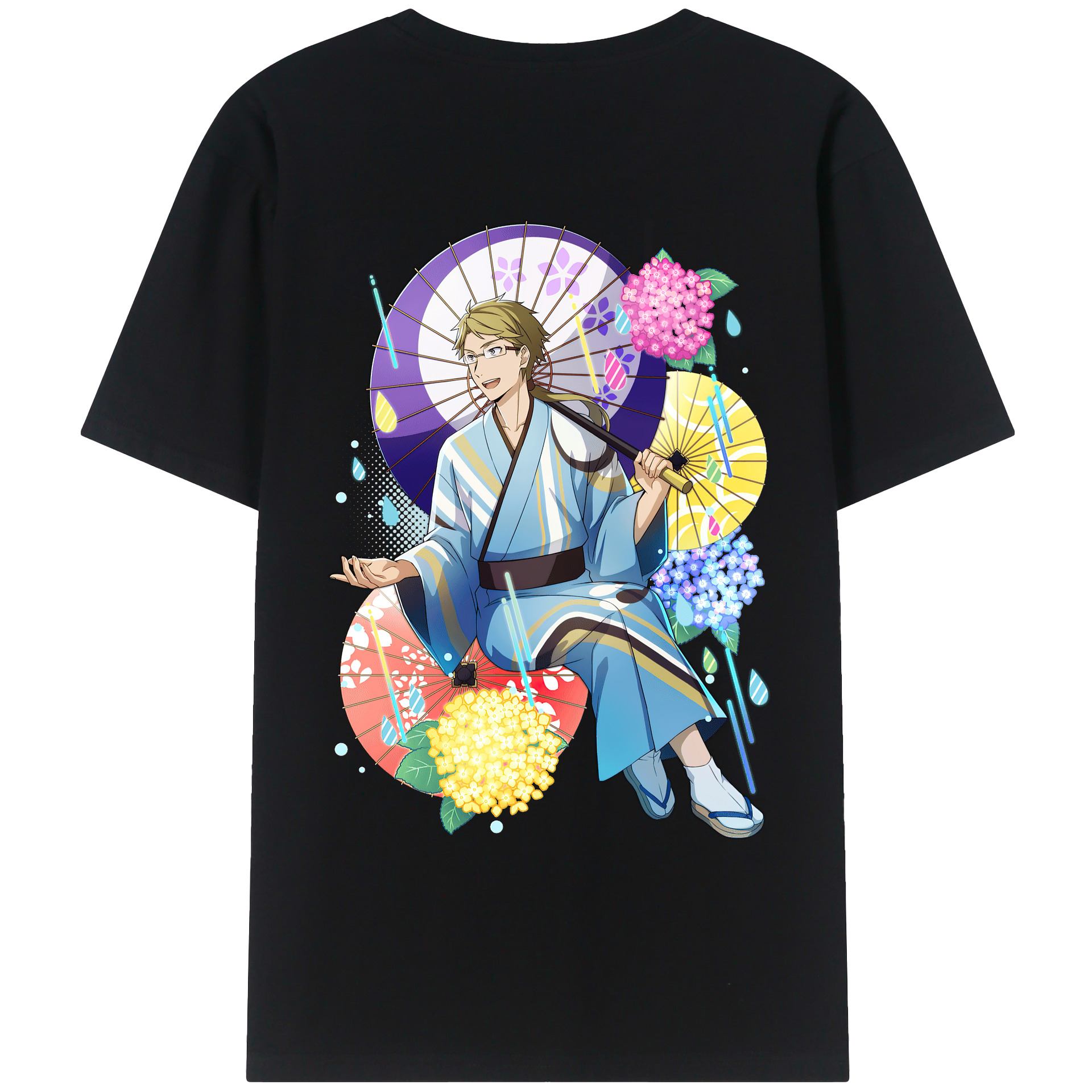 （画像用） 文豪ストレイドッグス Bungo Stray Dogs レディース半袖Tシャツ(バックプリント)