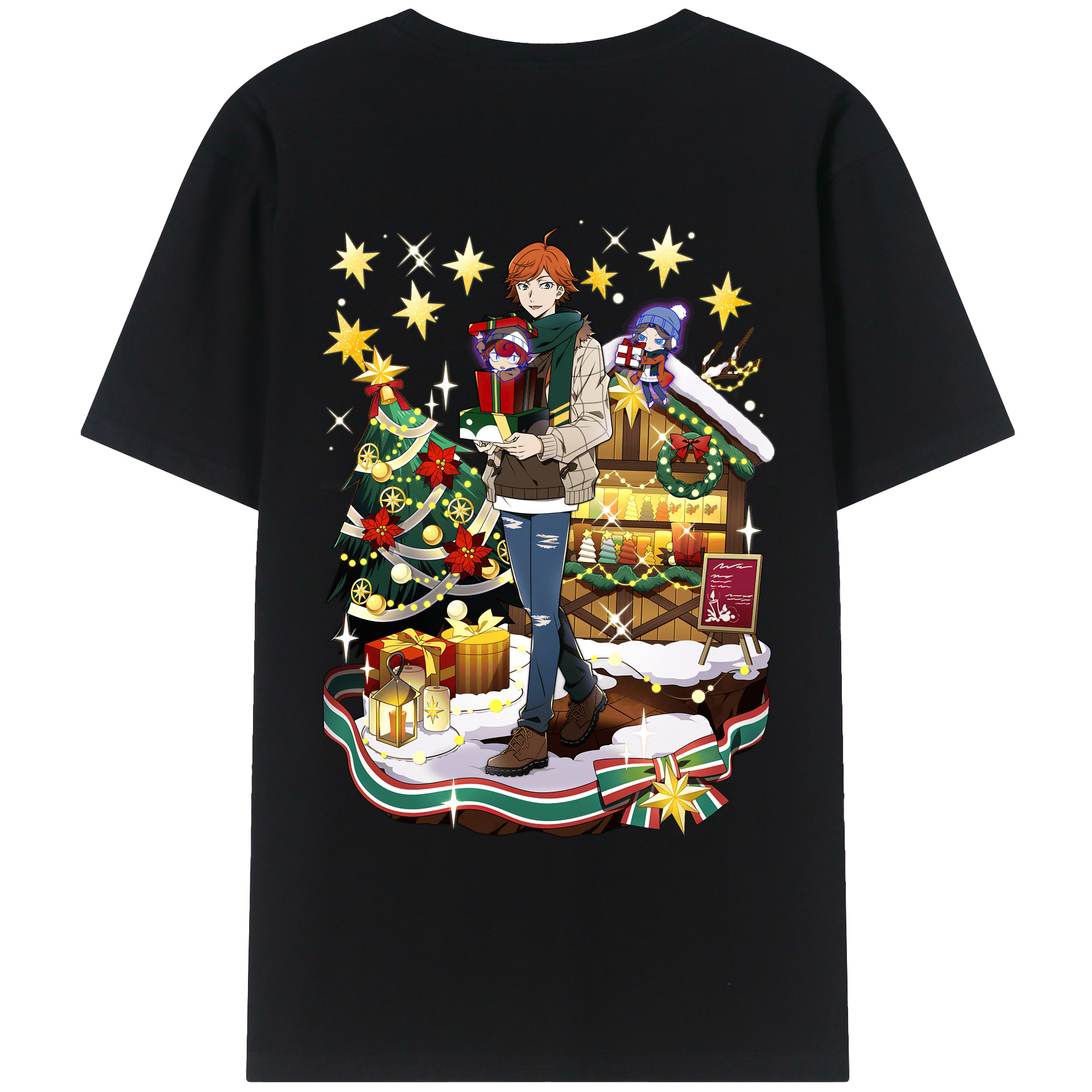 （画像用） 文豪ストレイドッグス Bungo Stray Dogs レディース半袖Tシャツ(バックプリント)