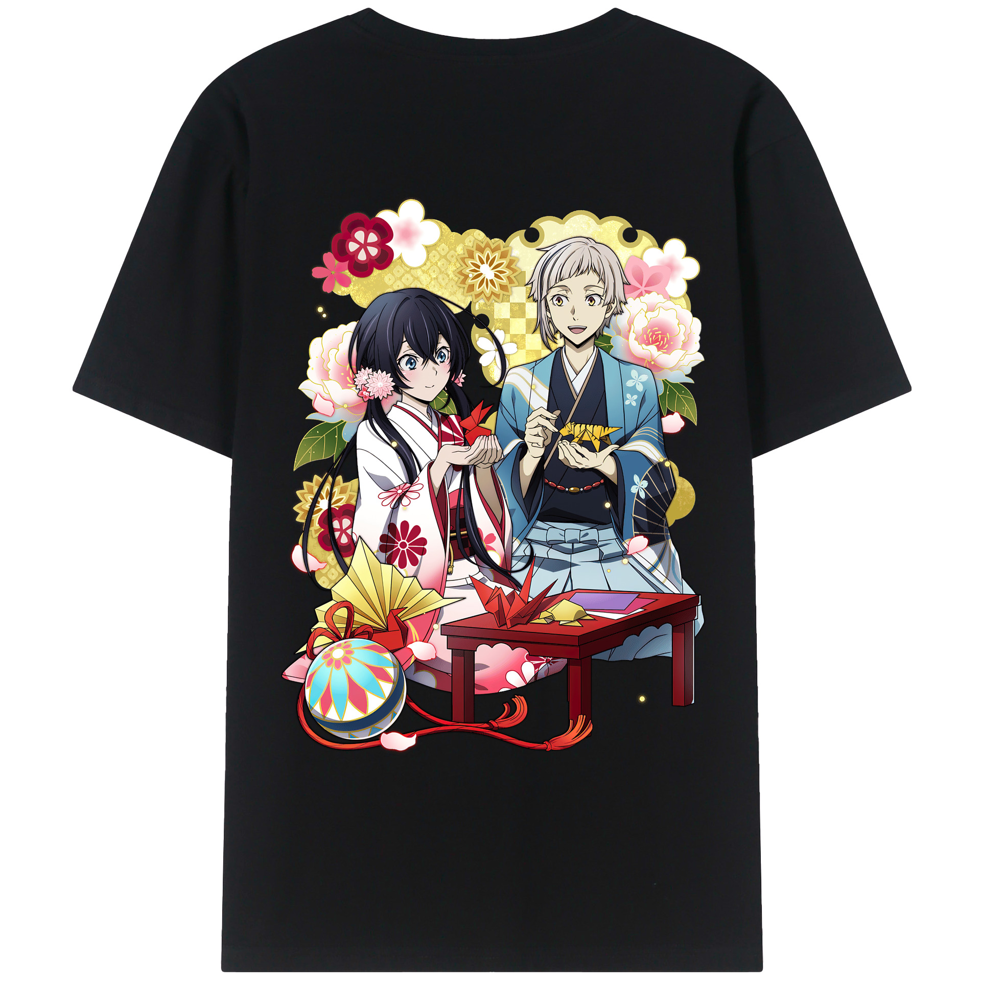 （画像用） 文豪ストレイドッグス Bungo Stray Dogs レディース半袖Tシャツ(バックプリント)