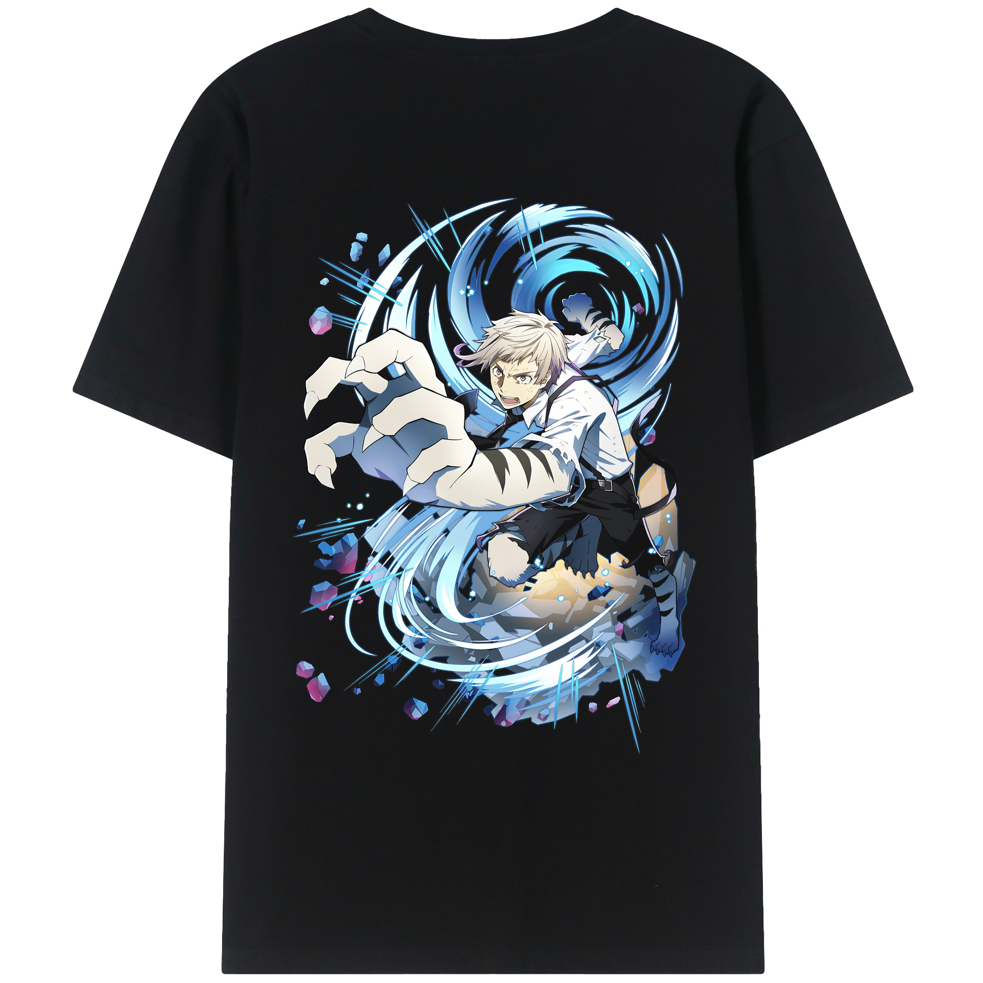 （画像用） 文豪ストレイドッグス Bungo Stray Dogs レディース半袖Tシャツ(バックプリント)